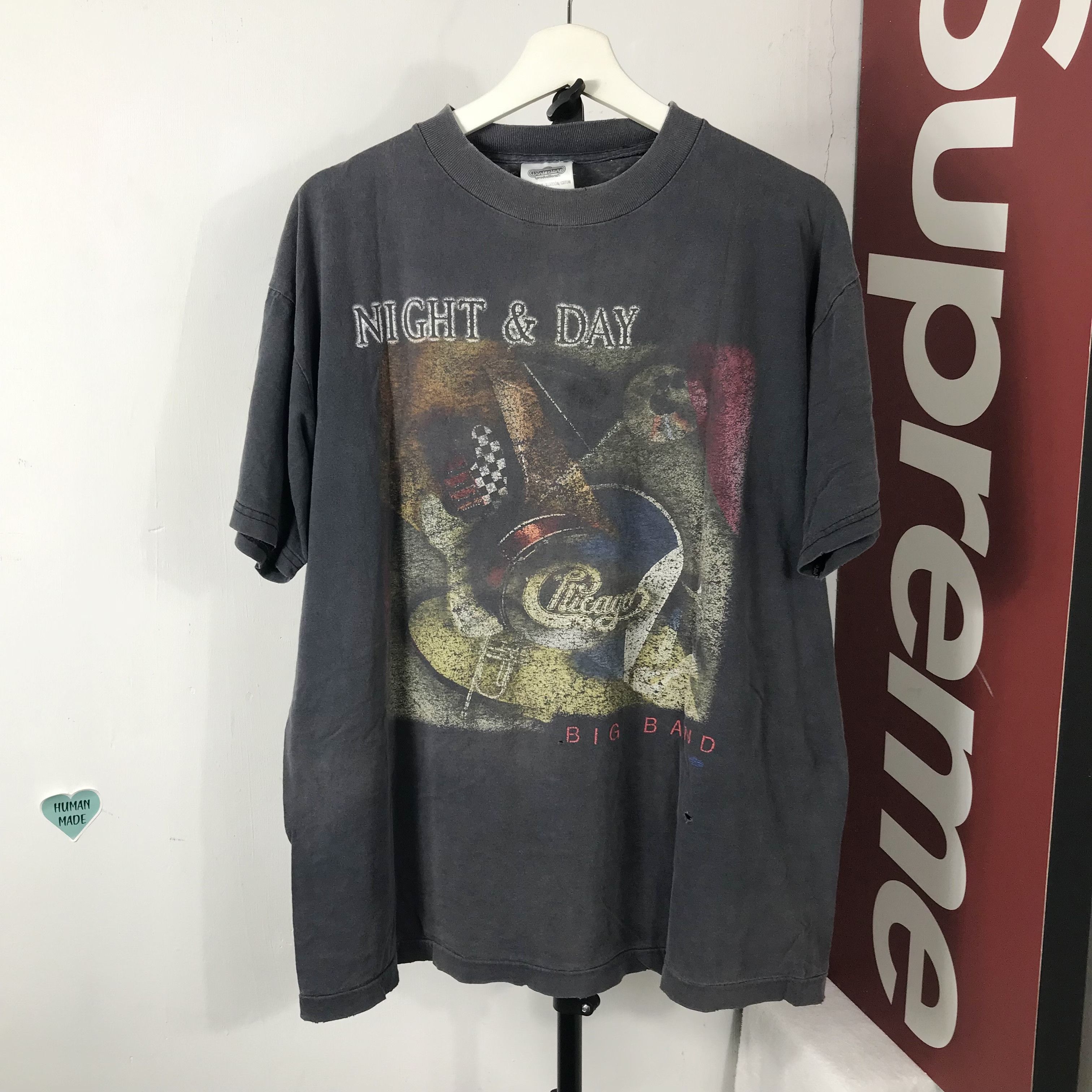 Jazz Cartier original sunfaded 90s jazz Band Chicago day&night World Tour Size US L / EU 52-54 / 3 - 1 Thumbnail