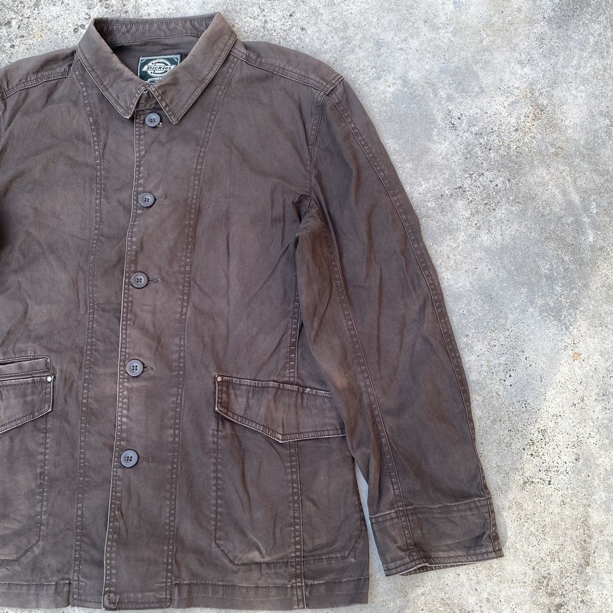 Dickies × Vintage Vintage Diekies Workwear Button Up Jacket Size US L / EU 52-54 / 3 - 3 Thumbnail