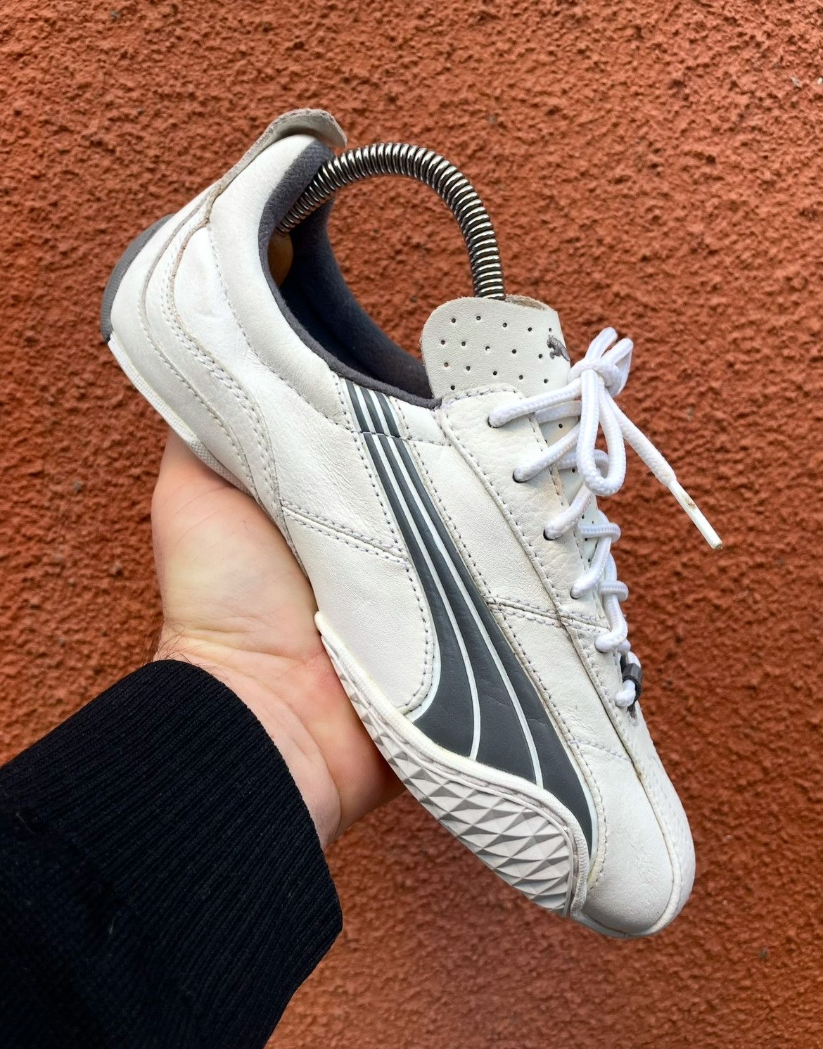 Puma × Vintage Rare Puma Y2K Japan style white Snekers Size US 6 / EU 39 - 1 Thumbnail