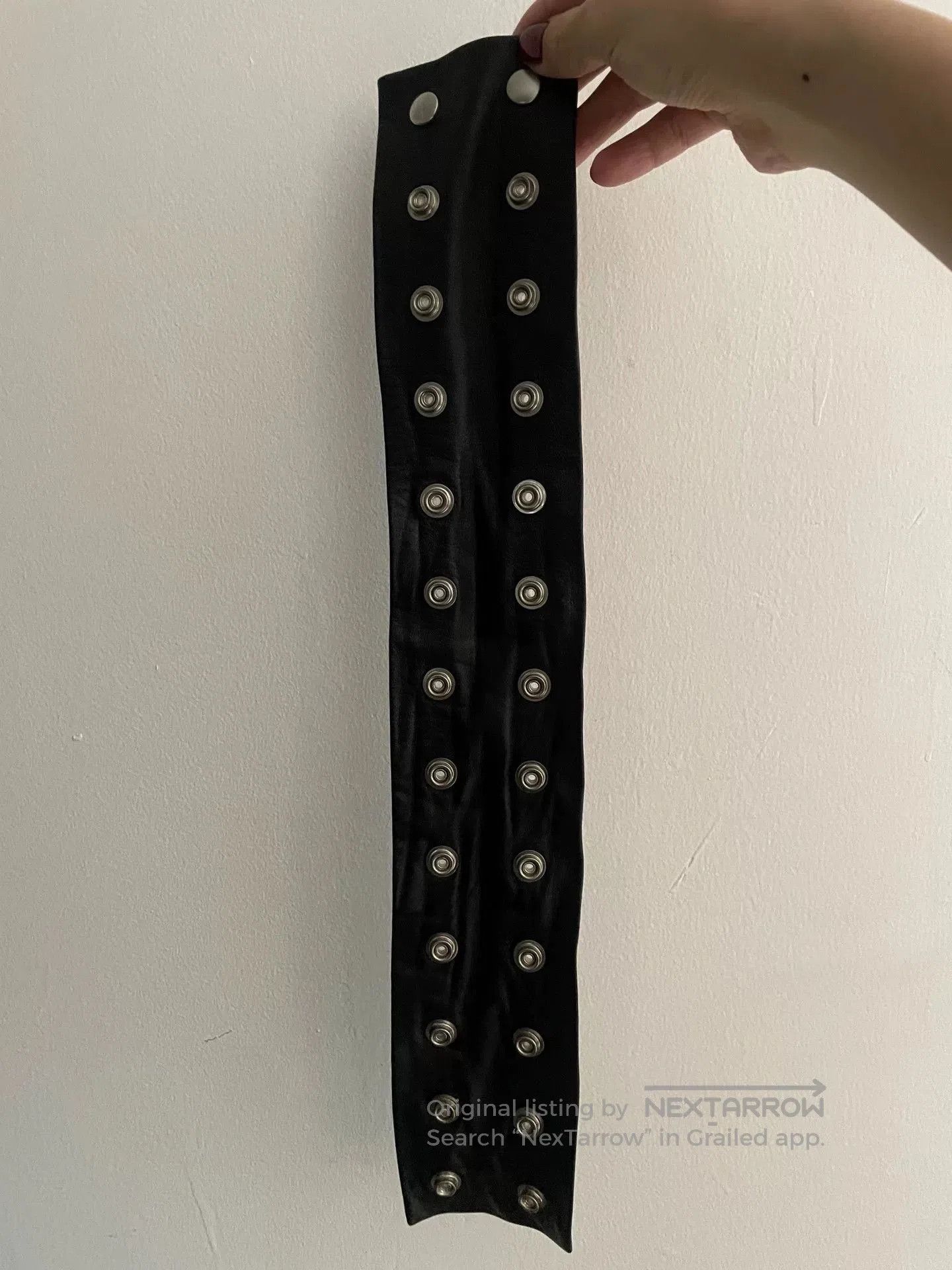 Rick Owens rick owens strobe leather collar necklace. Size ONE SIZE - 1 Thumbnail