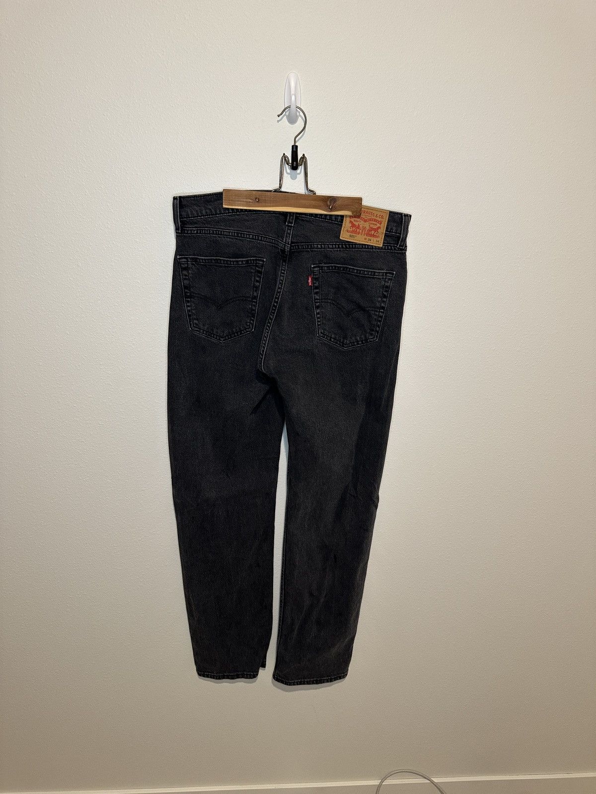 Levi's Levi’s 505 34x34 Black Wash Size US 34 / EU 50 - 2 Thumbnail