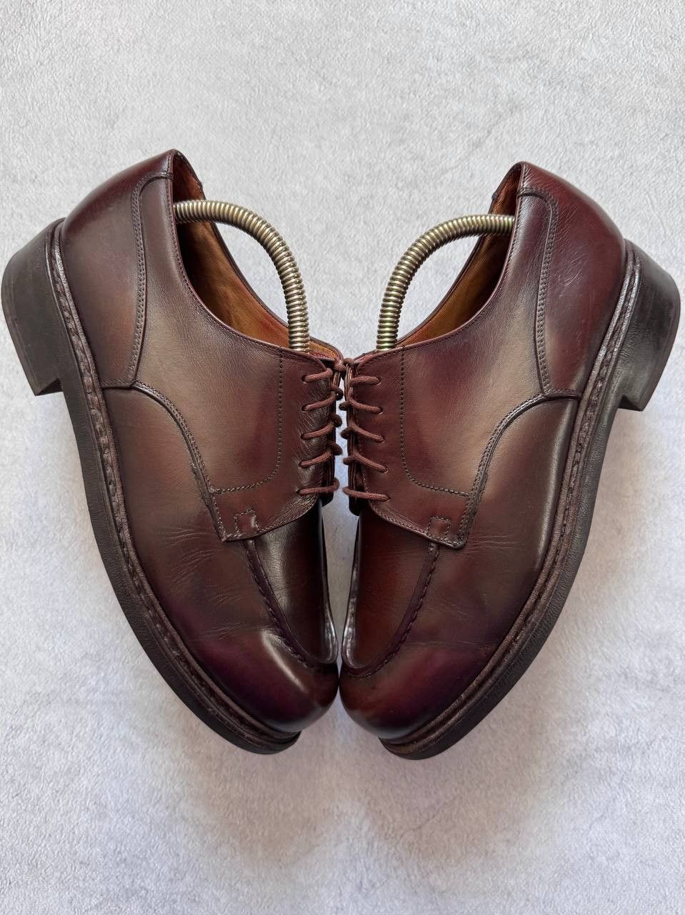 Paraboot Paraboot Chambord Brown Leather Welted Derby Shoes Size US 9 / EU 42 - 3 Thumbnail