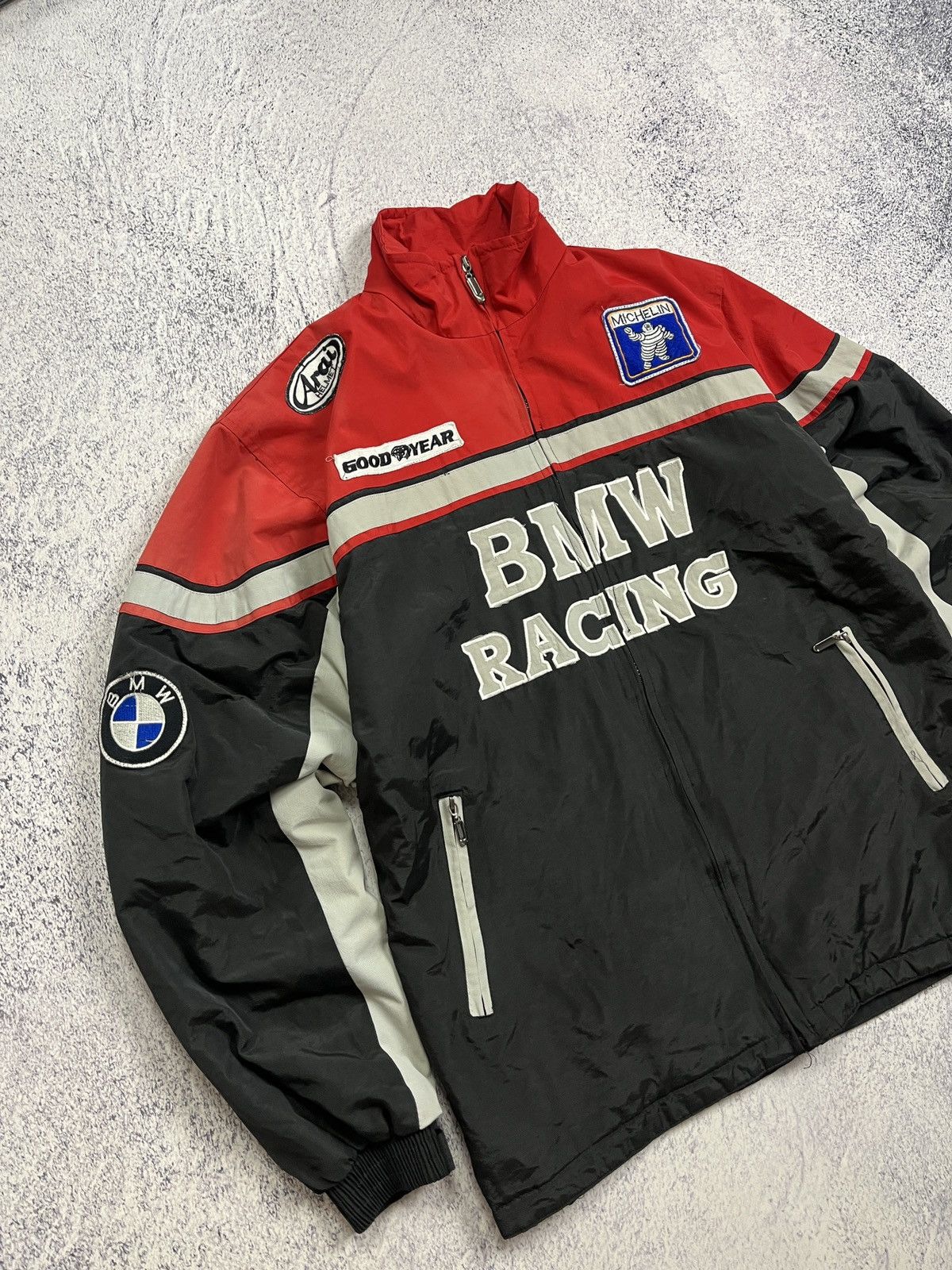 BMW × Vintage Vintage BMW Racing Jacket Michelin Good Year EmbroideredLogo Size US XXL / EU 58 / 5 - 4 Thumbnail