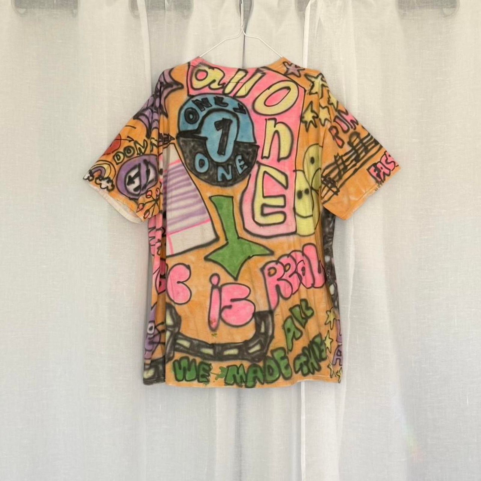 Other ✿ ⋆｡ One of a Kind Airbrush Tee ⋆｡✿ Size XL / US 12-14 / IT 48-50 - 1 Thumbnail