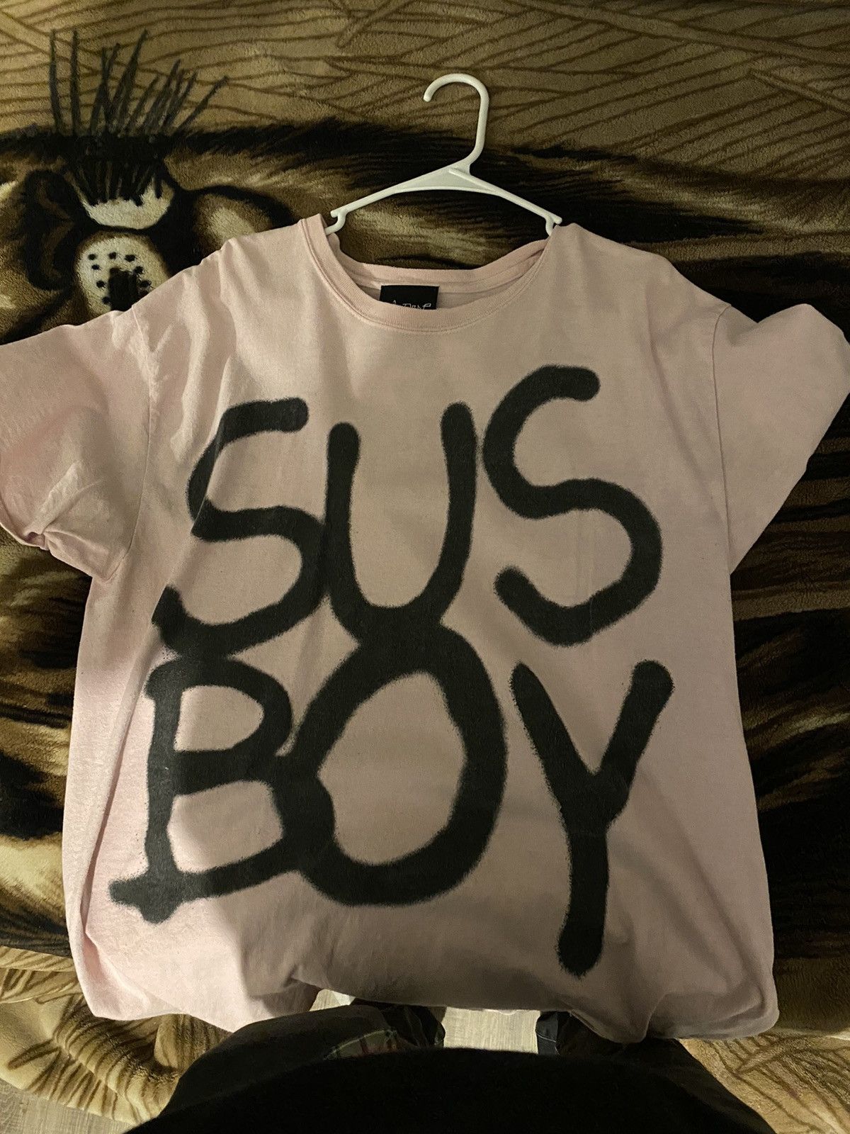 Lil Peep × Sus Boy Lil Peep Sus boy pink tee | Grailed