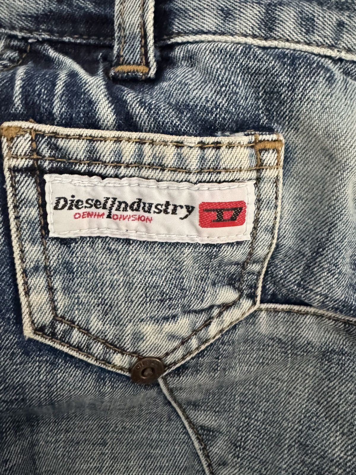 Diesel × Vintage Vintage Diesel Distressed Flared Denim Size US 29 - 3 Thumbnail