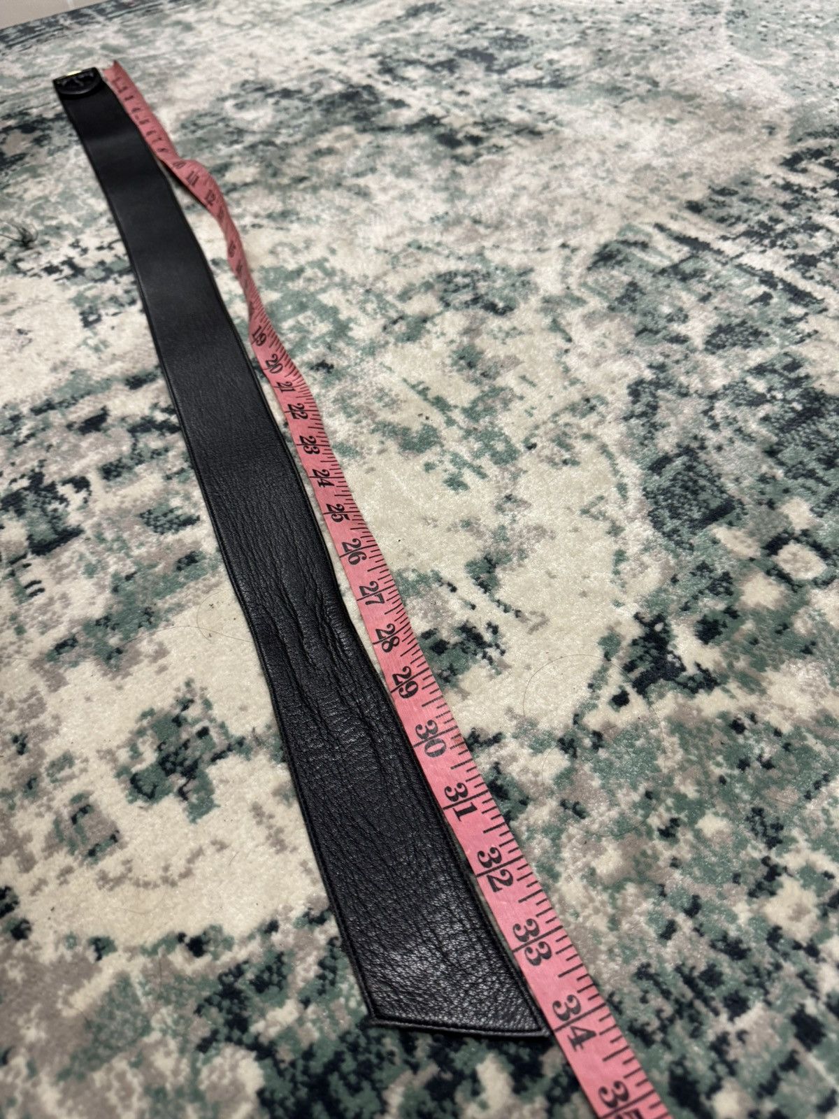 Christian Dior Monsieur VINTAGE CHRISTIAN DIOR WIDE BELT <30" Size 28 - 4 Thumbnail