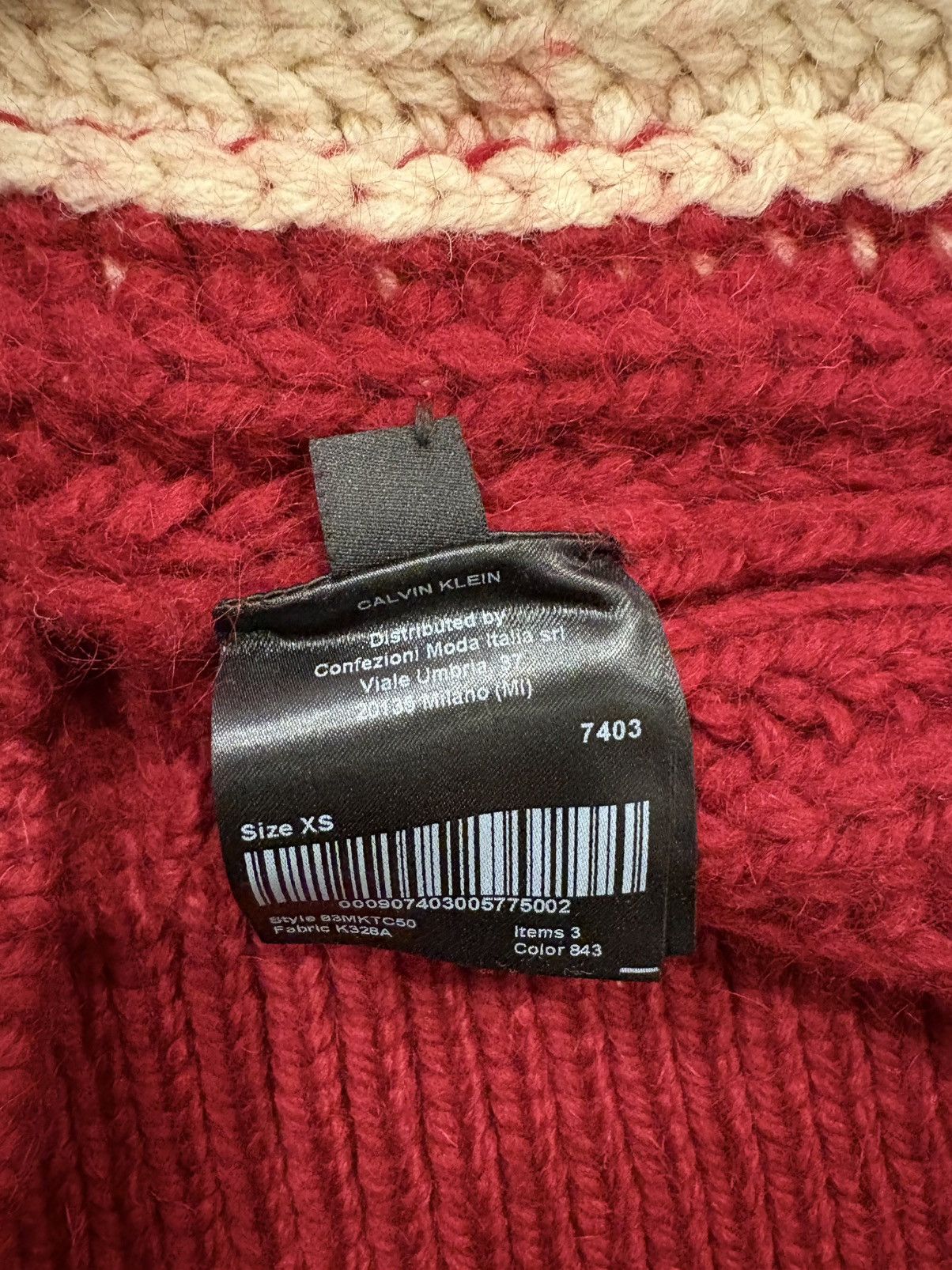 Calvin Klein 205W39NYC Calvin Klein 205W39NYC by Raf Simons V-Neck Sweater Size US M / EU 48-50 / 2 - 4 Thumbnail