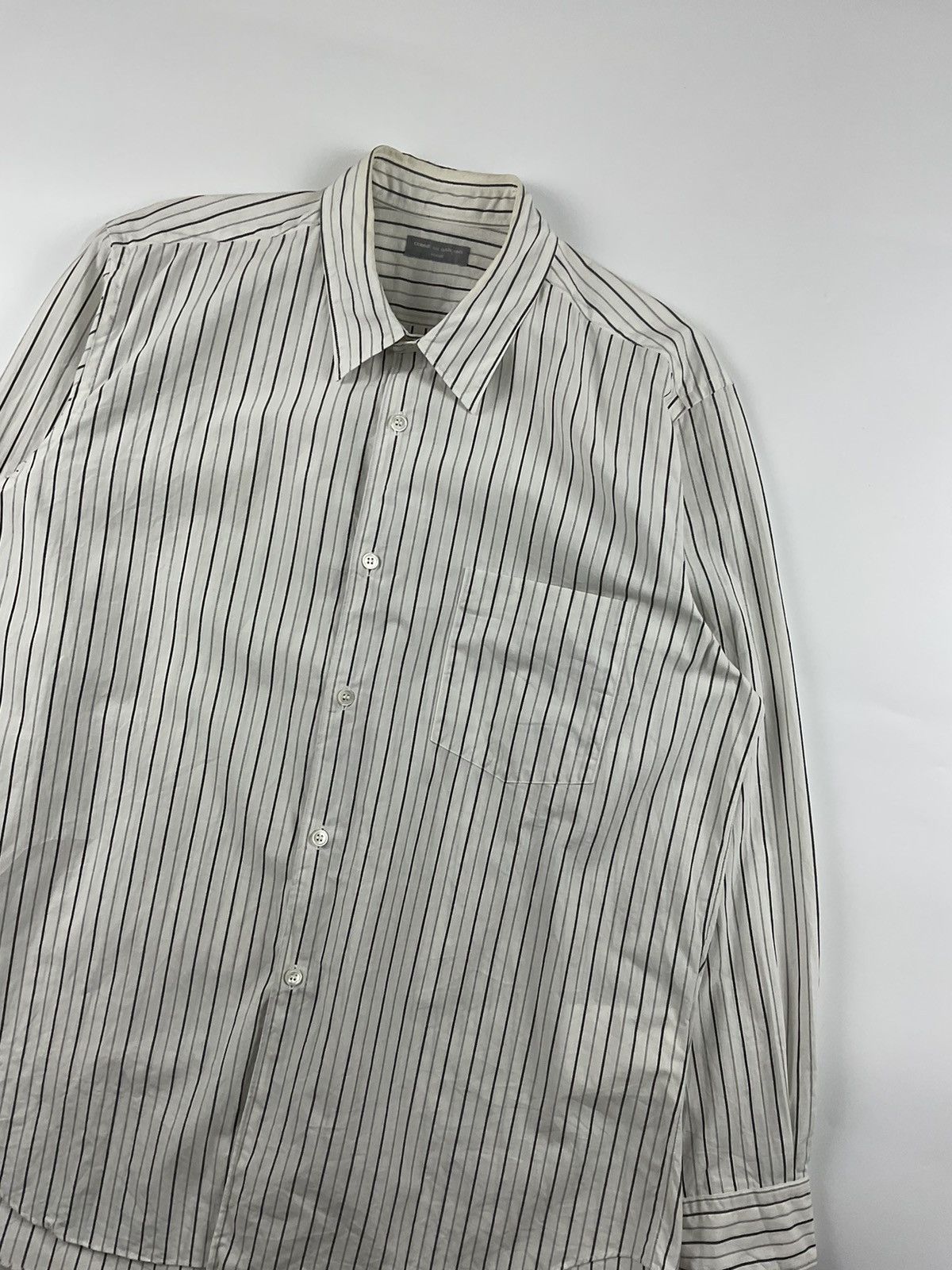 Comme des Garcons Comme des Garcons Homme S/S'02 Striped Shirt Size US XL / EU 56 / 4 - 6 Thumbnail