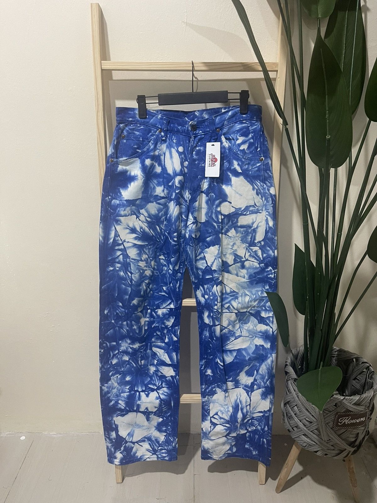 Lee RARE ! Lee Tye Dye Denim Pant Size US 31 - 2 Thumbnail