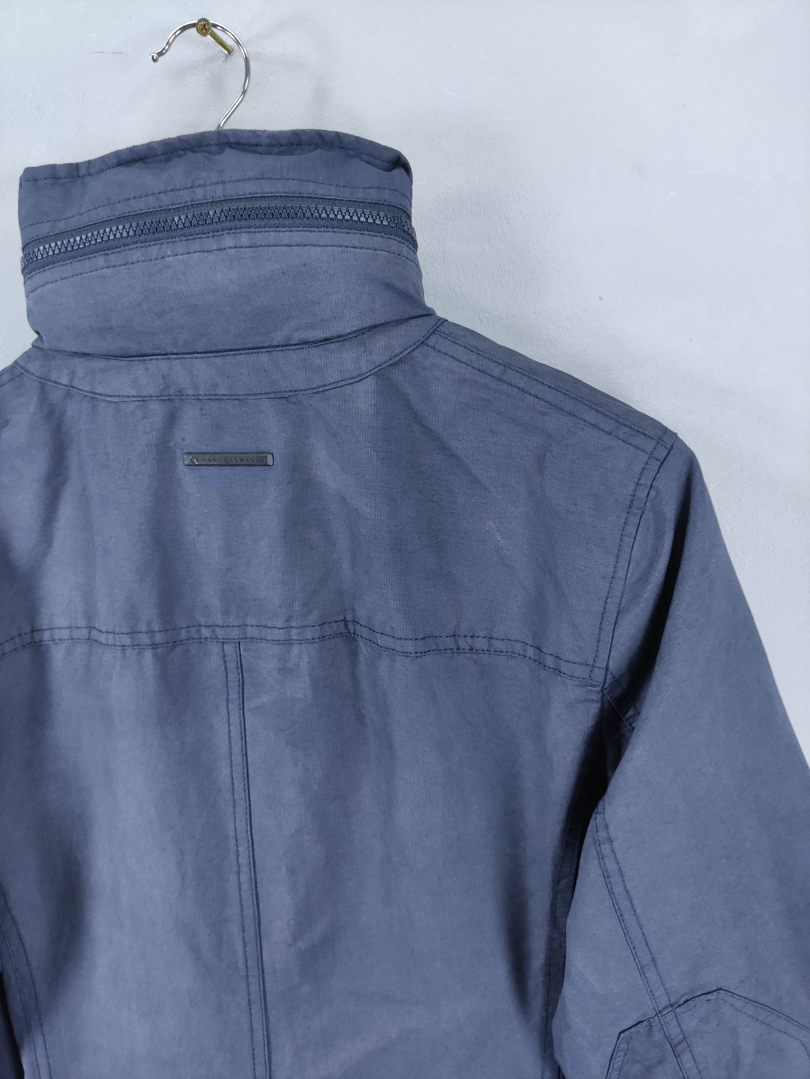 Armani Exchange Vintage Armani Exchange Long Coat Jacket With Hoodie Size S / US 4 / IT 40 - 14 Thumbnail