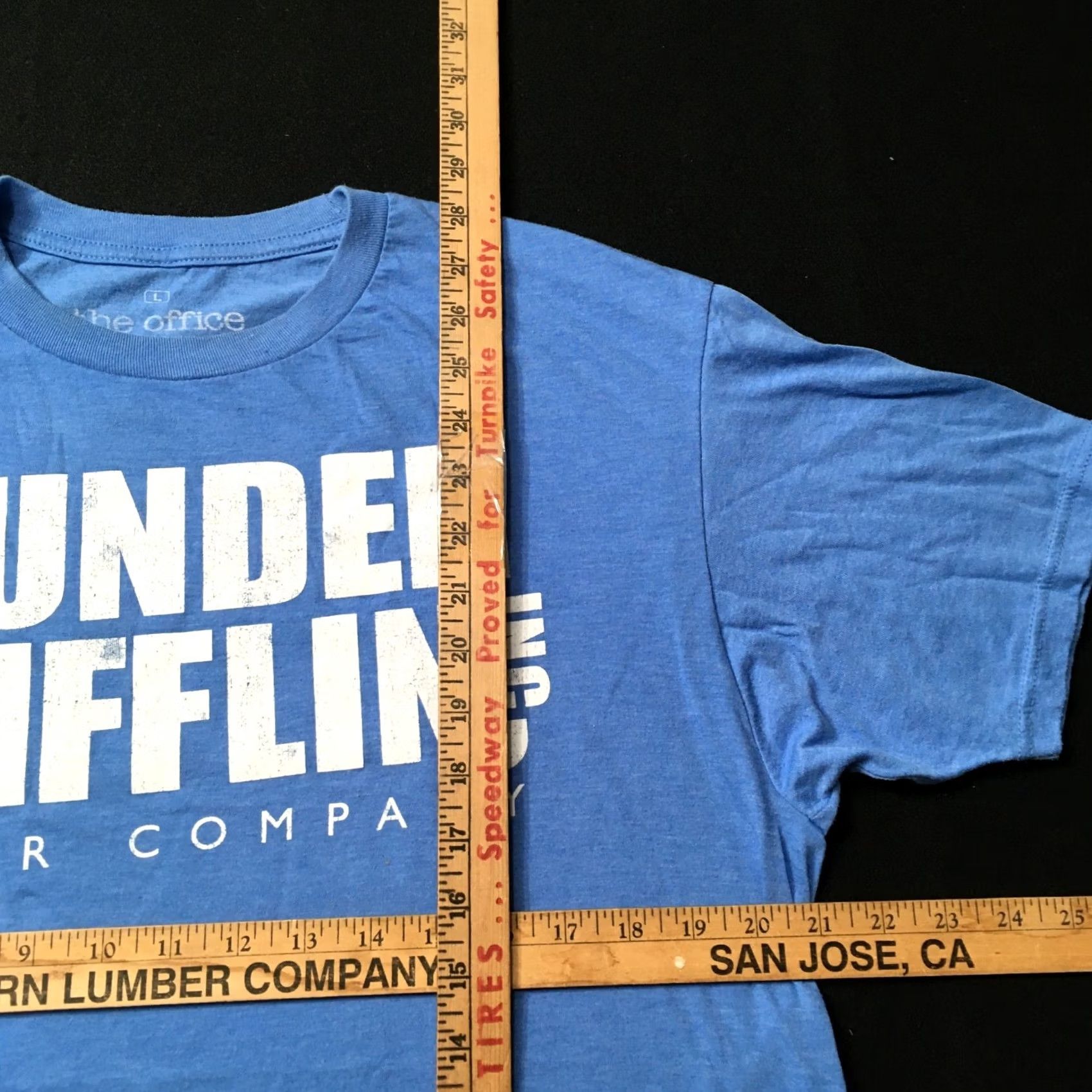 Vintage The Office Dunder Mifflin Shirt Men's Large Blue Short Sleeve T Size US L / EU 52-54 / 3 - 4 Thumbnail