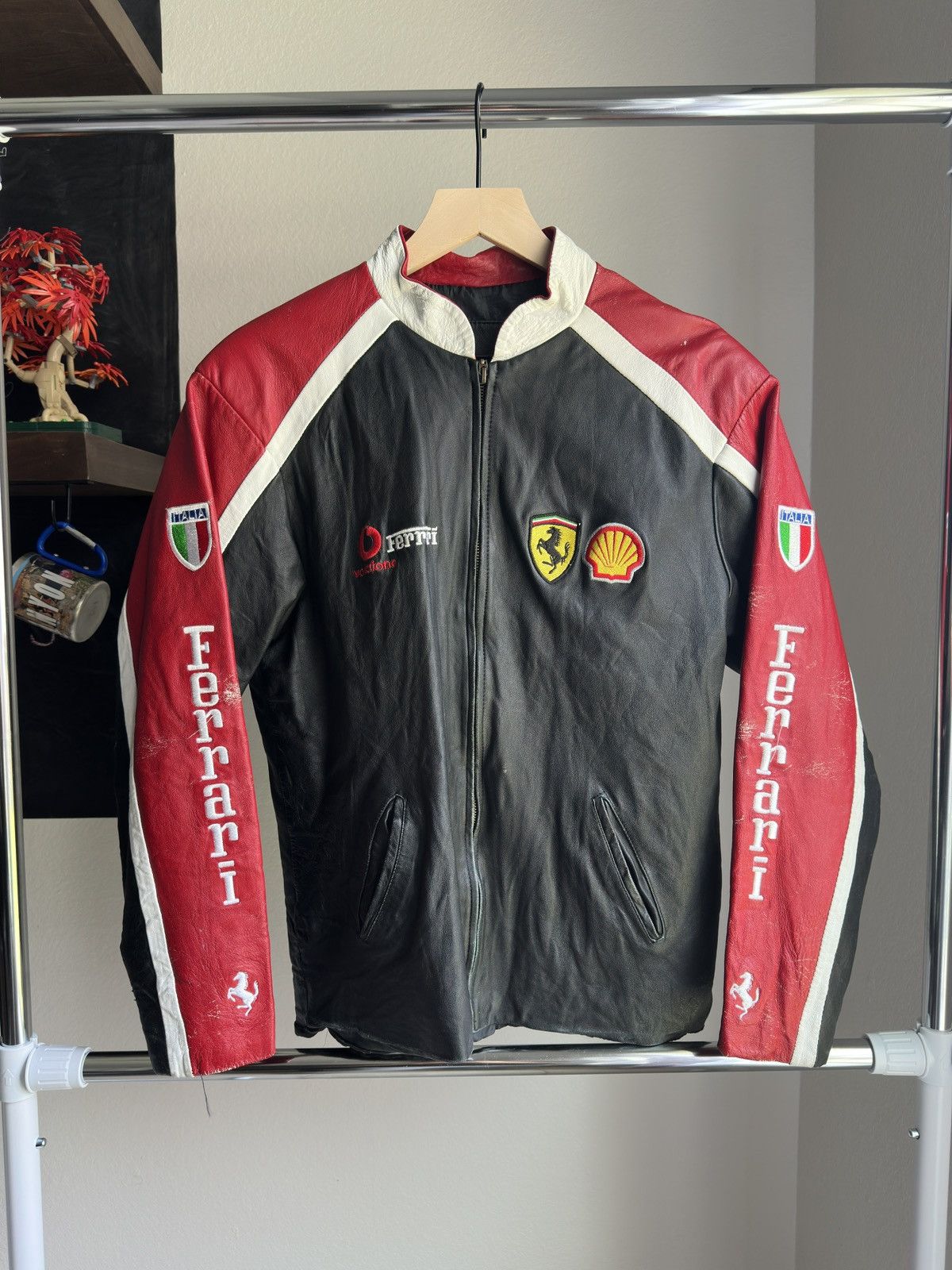 Ferrari Vintage Ferrari Racing Leather Jacket Size US M / EU 48-50 / 2 - 1 Thumbnail