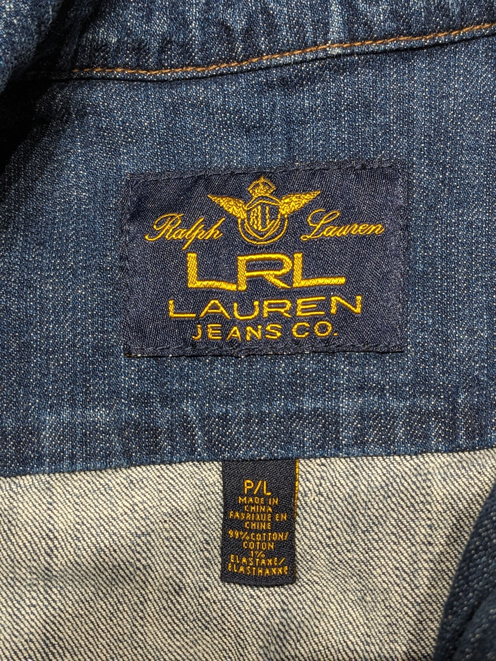 Polo Ralph Lauren Vintage Lauren Ralph Lauren Polo denim jacket womens M Size M / US 6-8 / IT 42-44 - 6 Thumbnail