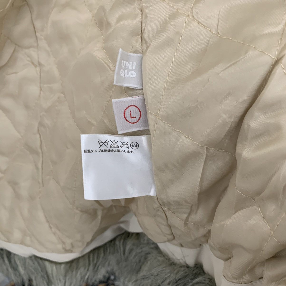 Other RARE Vintage Uniqlo Sheepskin Faux Fur Jacket Size L / US 10 / IT 46 - 7 Thumbnail