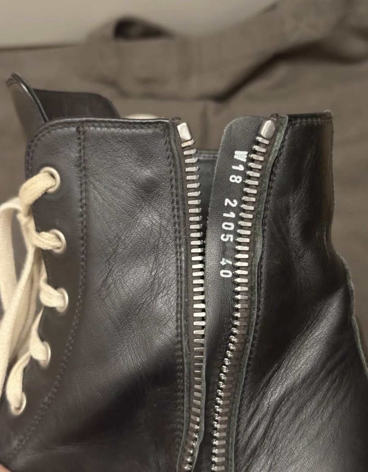 Rick Owens Rick Owens Mainline Classic Patent Leather High-Top Size US 7 / EU 40 - 4 Thumbnail