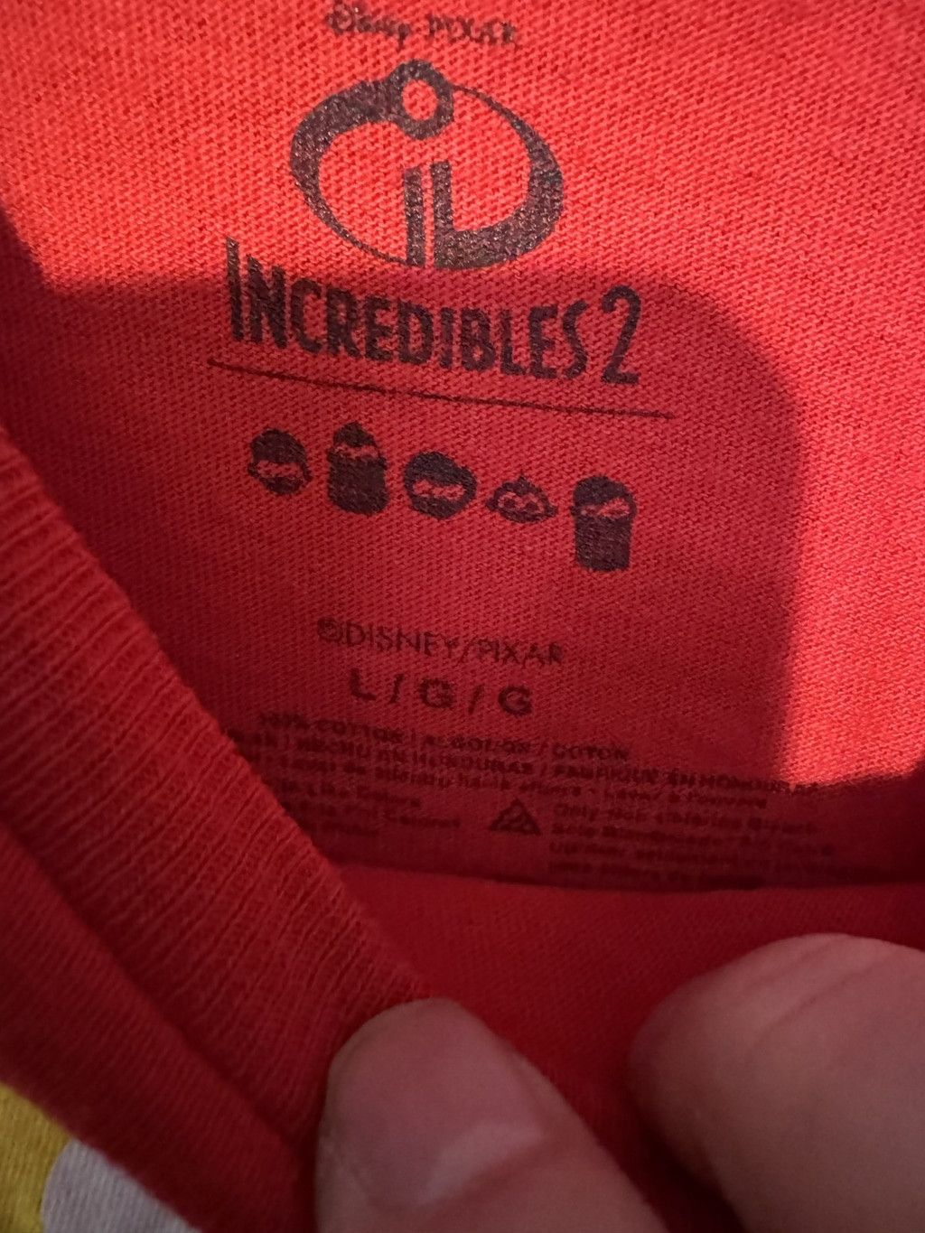 Disney The Incredibles Disney T-Shirt Men's Size L Red Size US L / EU 52-54 / 3 - 3 Thumbnail