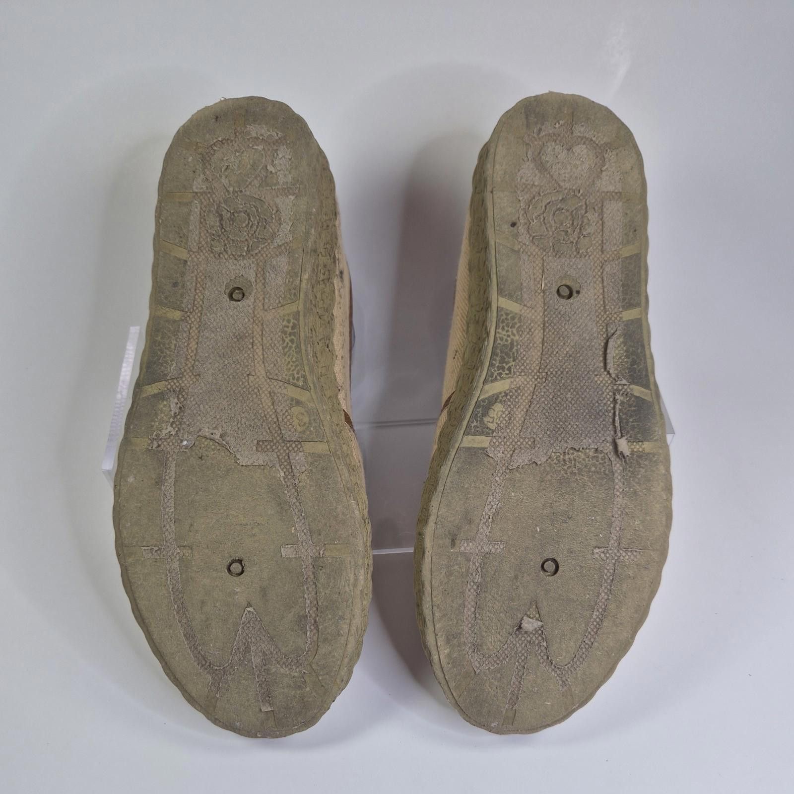 Fossil CORAL Flats Women 5 Burlap Roping Casual Slip Loafers Mocs Size US 5 / IT 35 - 9 Thumbnail