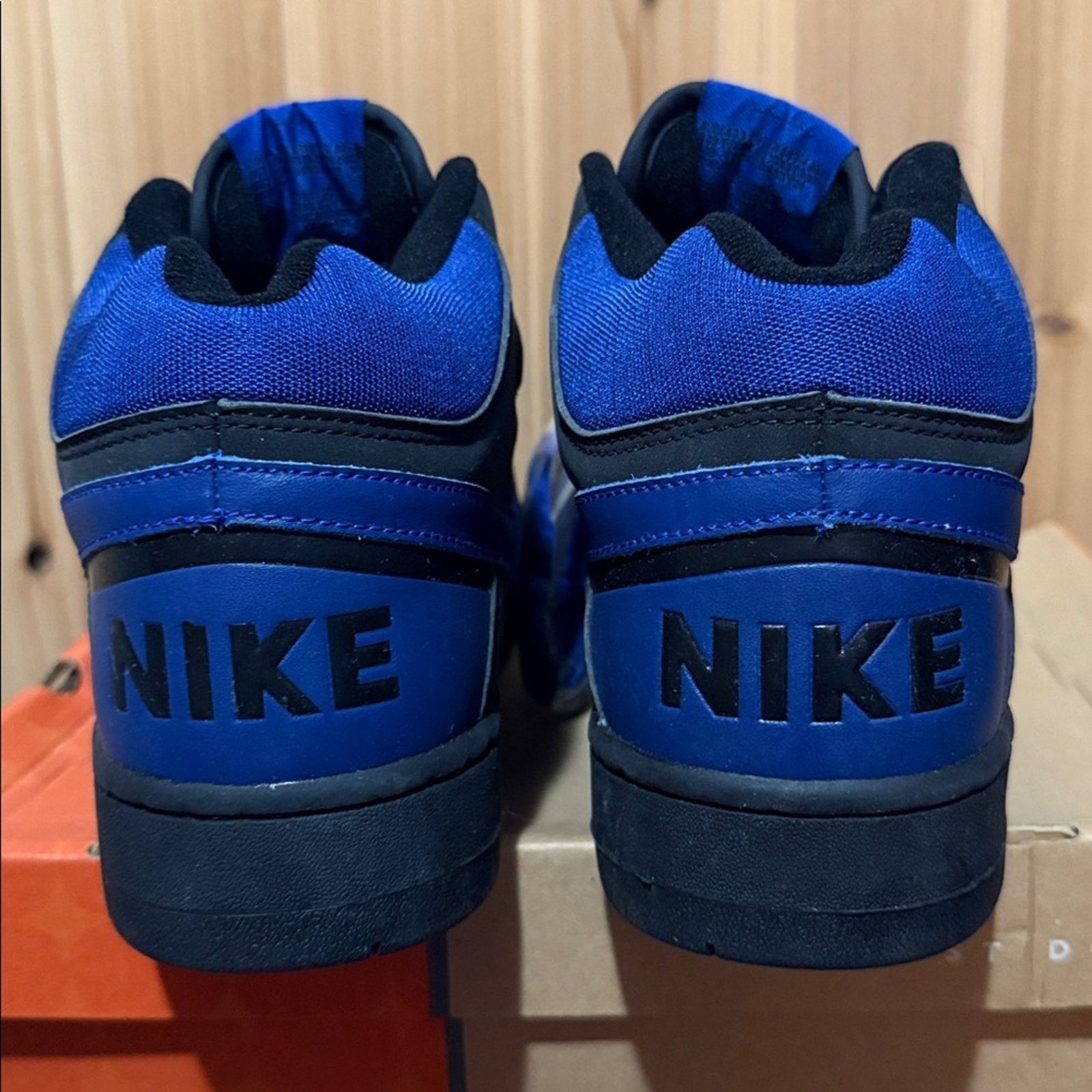 Nike 2004 Nike Delta Force 3/4 Black Blue Sport Royal Size US 10.5 / EU 43-44 - 5 Thumbnail