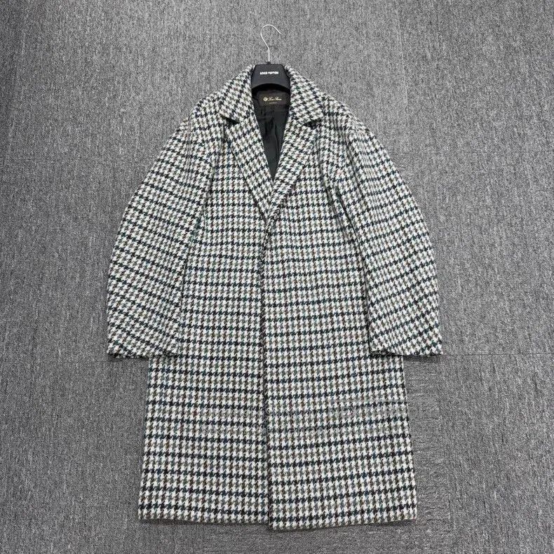 Loro Piana Loro Piana Houndstooth Wool Coat. Size US M / EU 48-50 / 2 - 1 Thumbnail