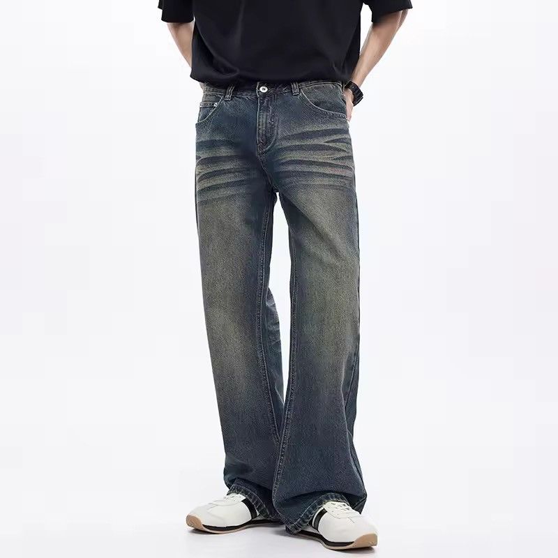 Jean Bootcut Y2k Retro Style Washed Blue Jeans Pants Size US 32 / EU 48 - 1 Thumbnail