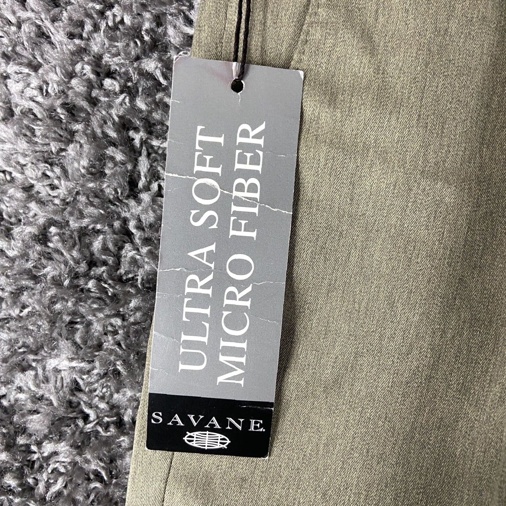 Savane VINTAGE Savane Men's Dress Pants Beige Regular Fit 36x32 Dress Attire Size US 36 / EU 52 - 6 Thumbnail