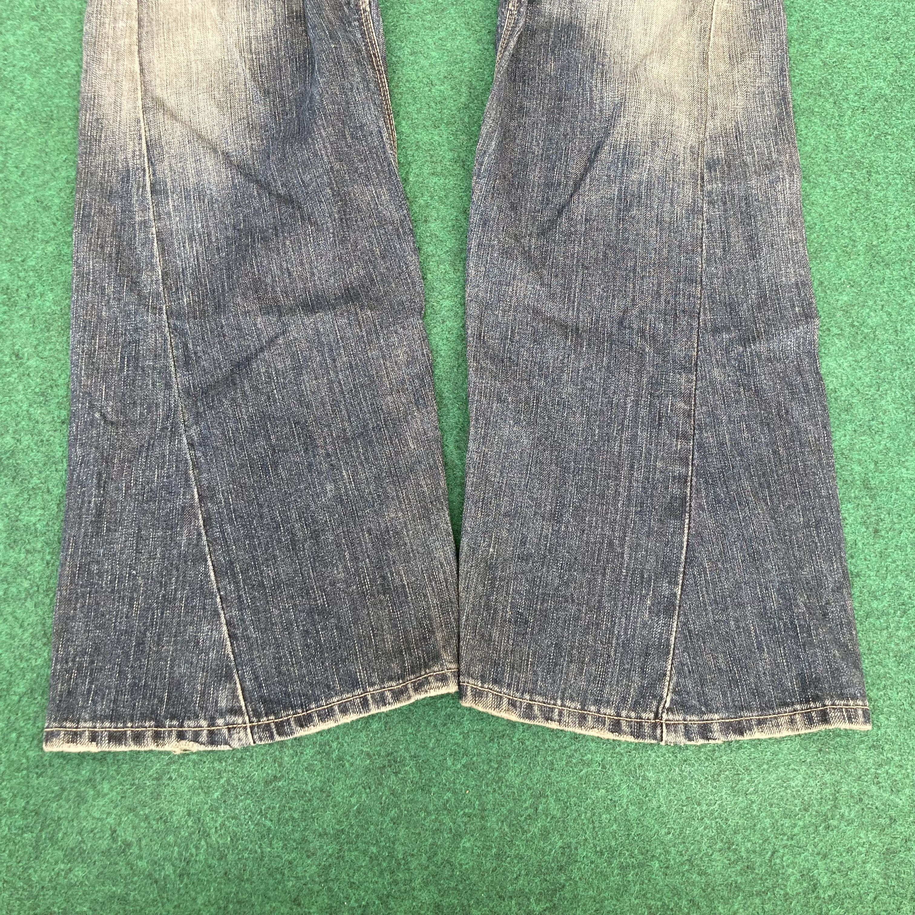 Edwin × Japanese Brand 33x32 Vtg Edwin EFunction Denim Zipper Denim Baggy Jeans Size US 33 - 8 Thumbnail