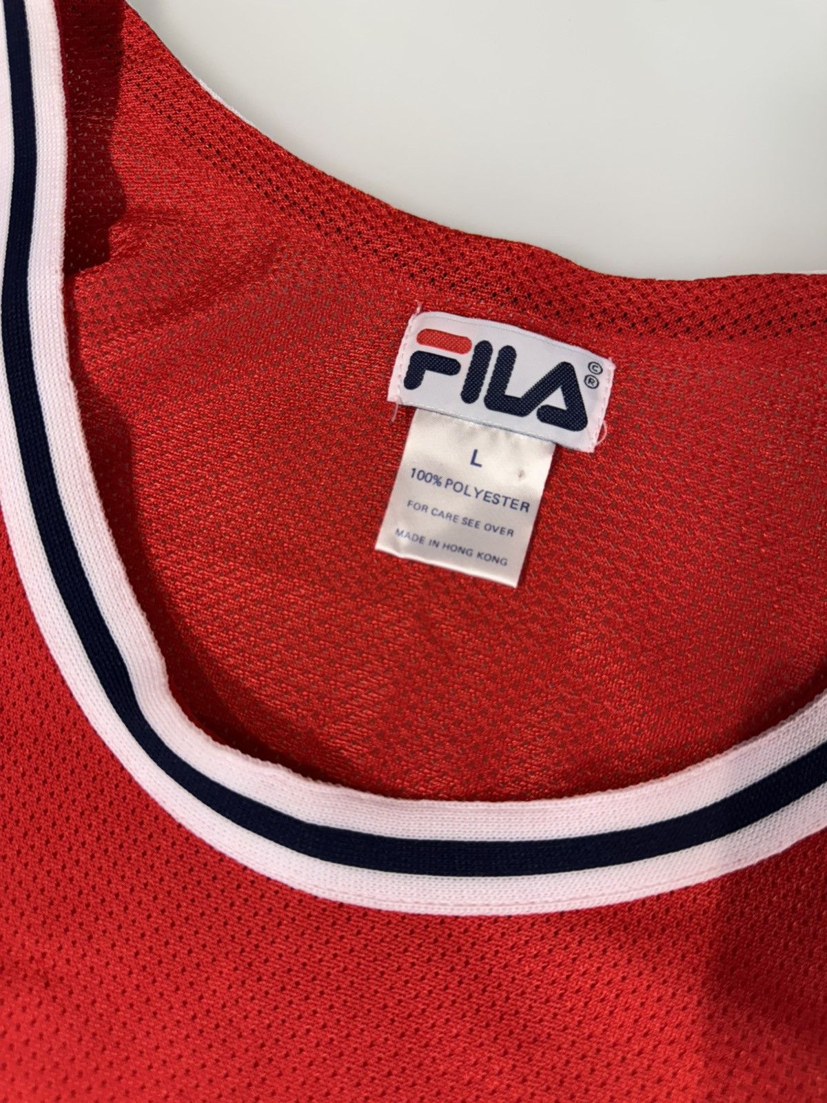 Fila × Japanese Brand × Vintage FILA GRAIL “B-Ball” size Large mint made in Hong Kong 🇭🇰 Size US L / EU 52-54 / 3 - 9 Thumbnail