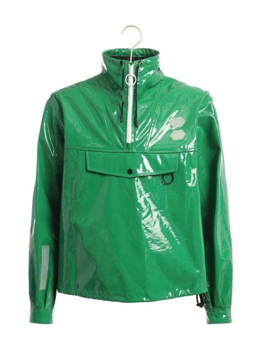Off white anorak jacket green hotsell