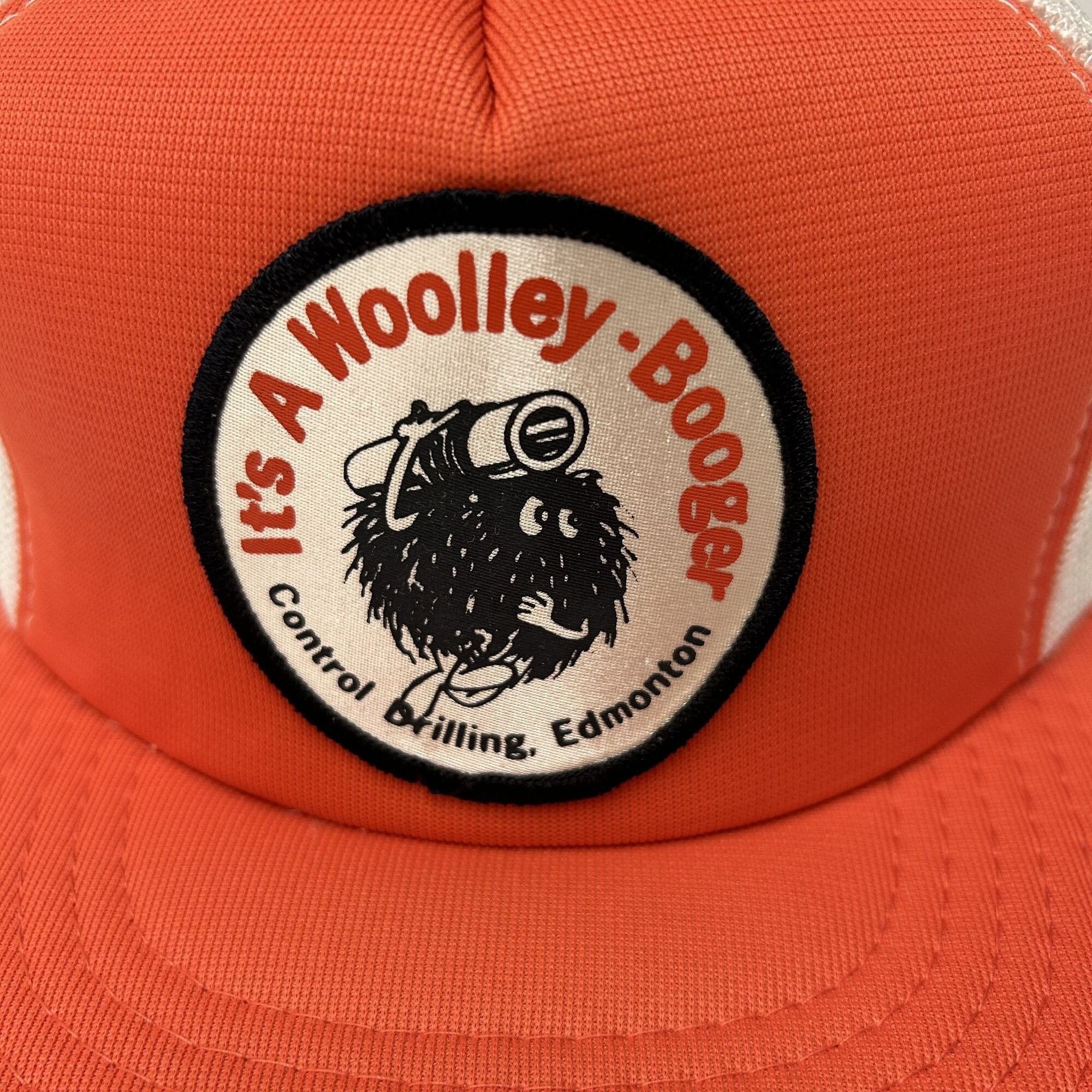 Other NOS 80’s Mesh TRUCKER Hat WOOLLEY BOOGER Drilling Snapback Size ONE SIZE - 5 Thumbnail