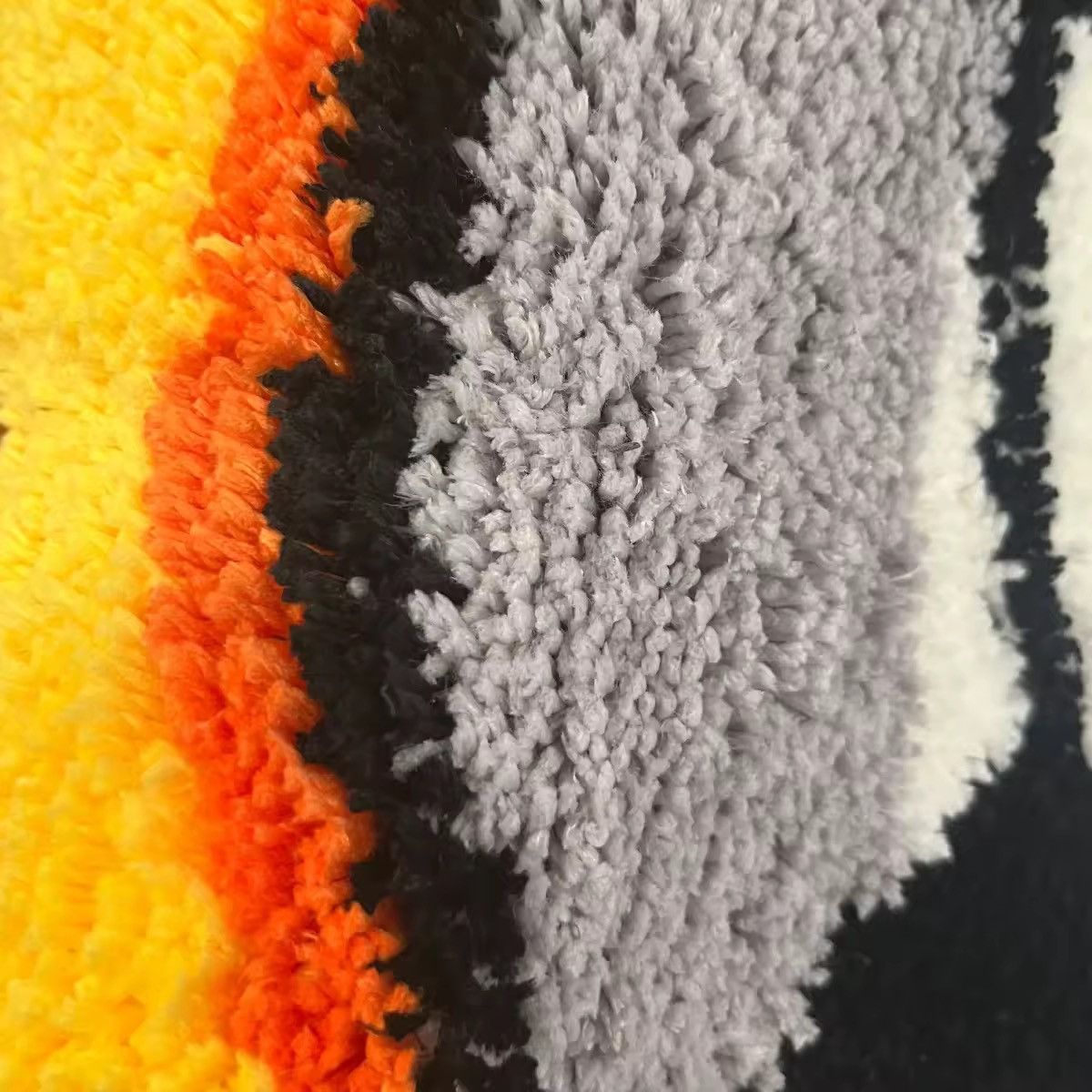 Handmade Designer Fluffy Tufted Ball Home Decoration Rug Carpet Size ONE SIZE - 6 Thumbnail