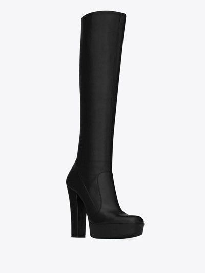 Saint Laurent Paris o1bcso1str0125 Cherry 100 Boot Vanity in Black Size US 9 / IT 39 - 2 Thumbnail