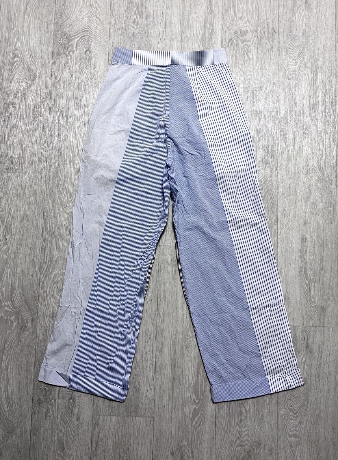 Ports 1961 Women’s Ports 1961 Patchwork Striped Trousers Pants Culottes Size 27" / US 4 / IT 40 - 2 Thumbnail