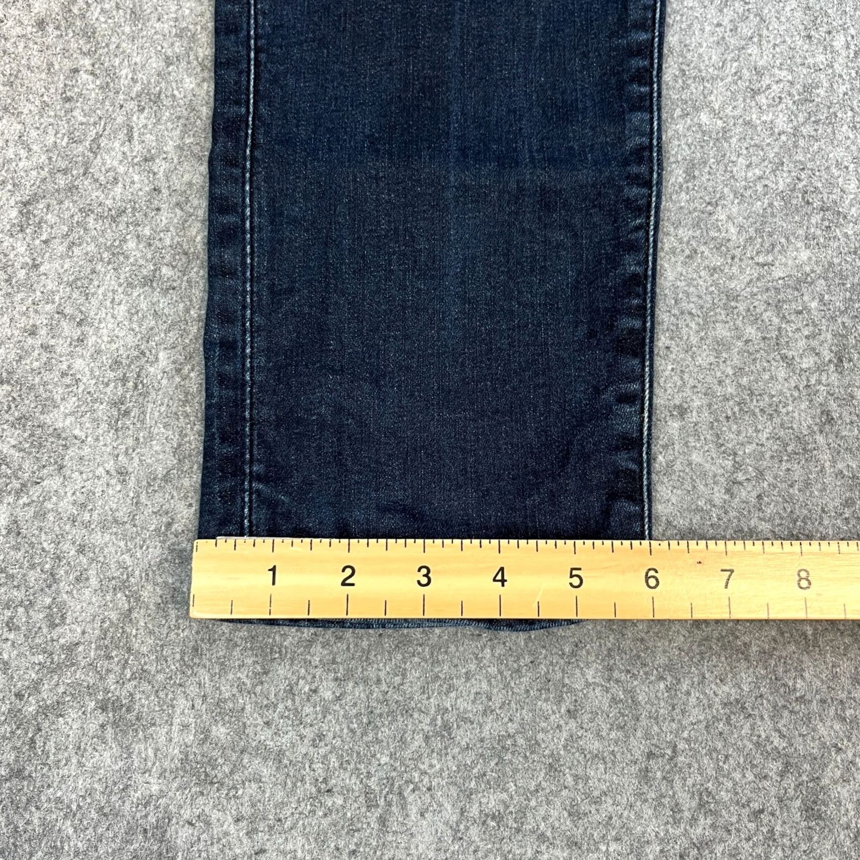 G-Star G-Star Jeans Slim Fit Regular 33 Dark Wash Blue Denim 5-Pocket Tapered Mens Slim 3301 Model 3301 Stretch Cotton Elastan Size US 33 - 3 Thumbnail