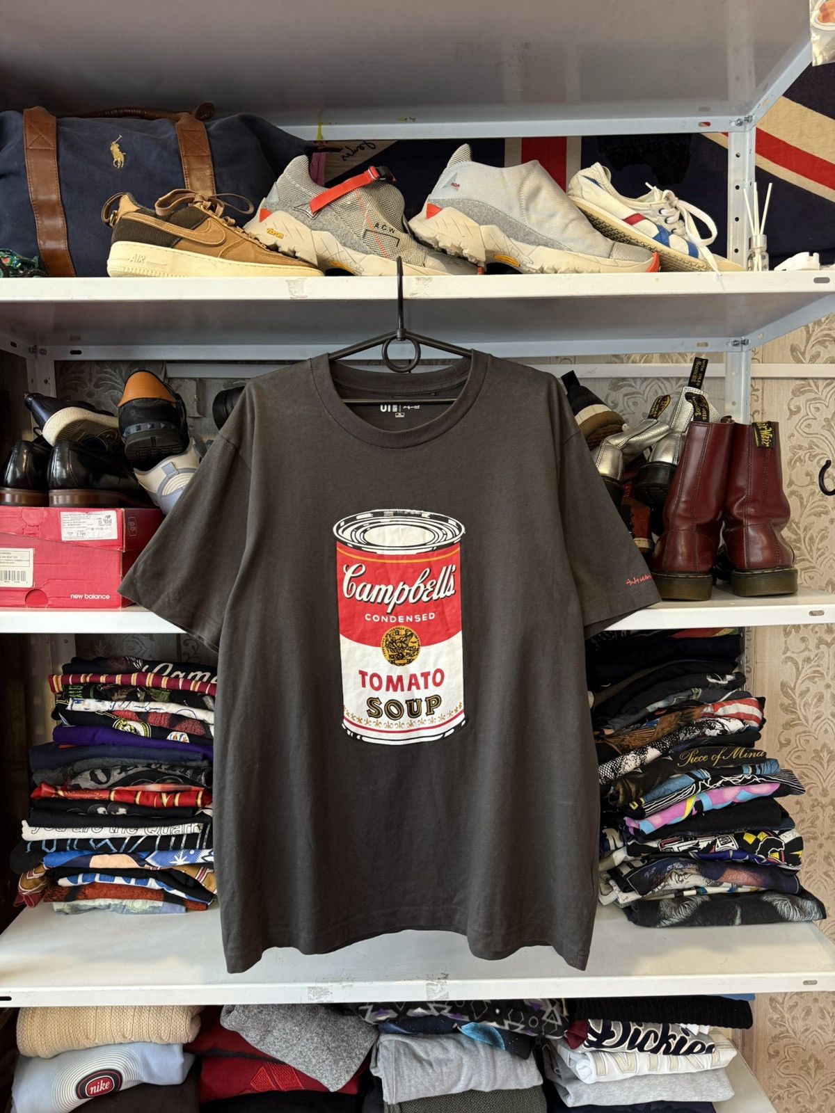 Andy Warhol Uniqlo x Andy Warhol Campbells Soup Can T-Shirt Mens Large Size US XL / EU 56 / 4 - 1 Thumbnail