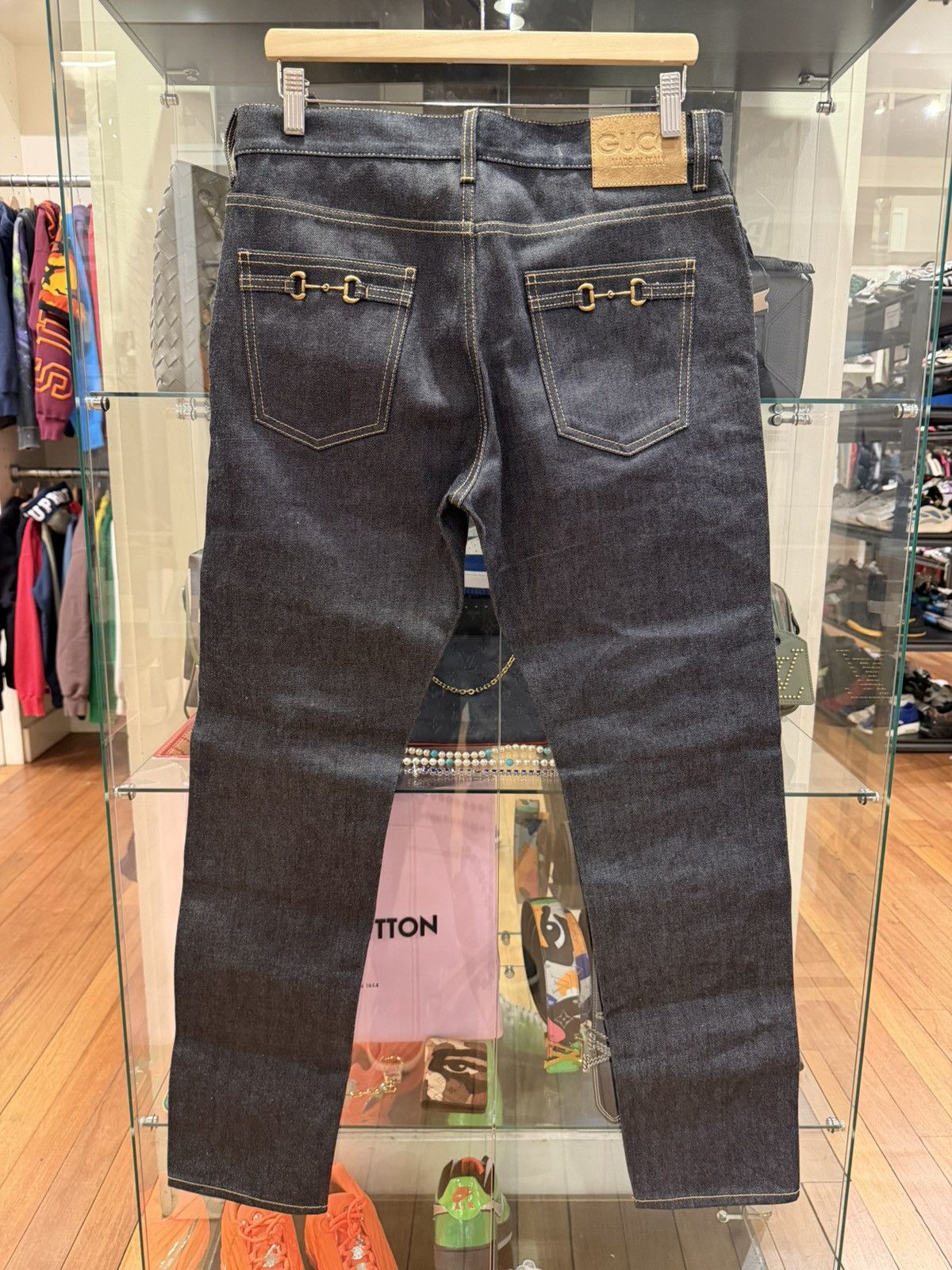 Gucci Gucci Horsebjt La Famiglia Denim Jeans Size US 34 / EU 50 - 2 Thumbnail