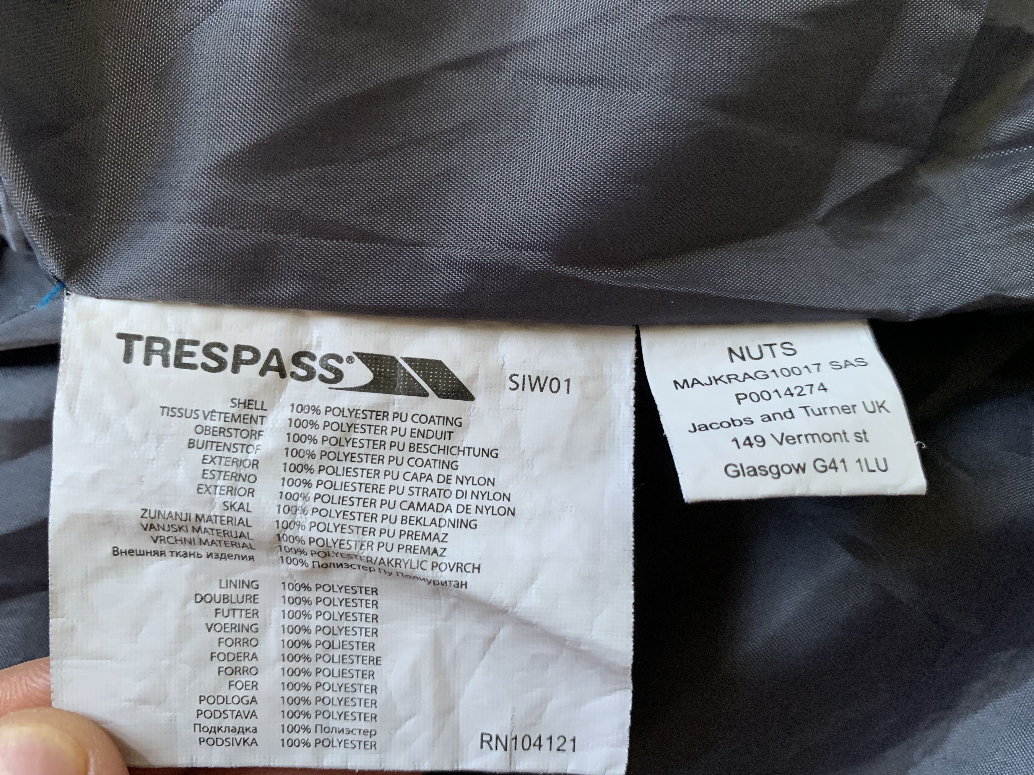 Other Trespass Waterproof Trekking Jacket Size US XL / EU 56 / 4 - 8 Thumbnail