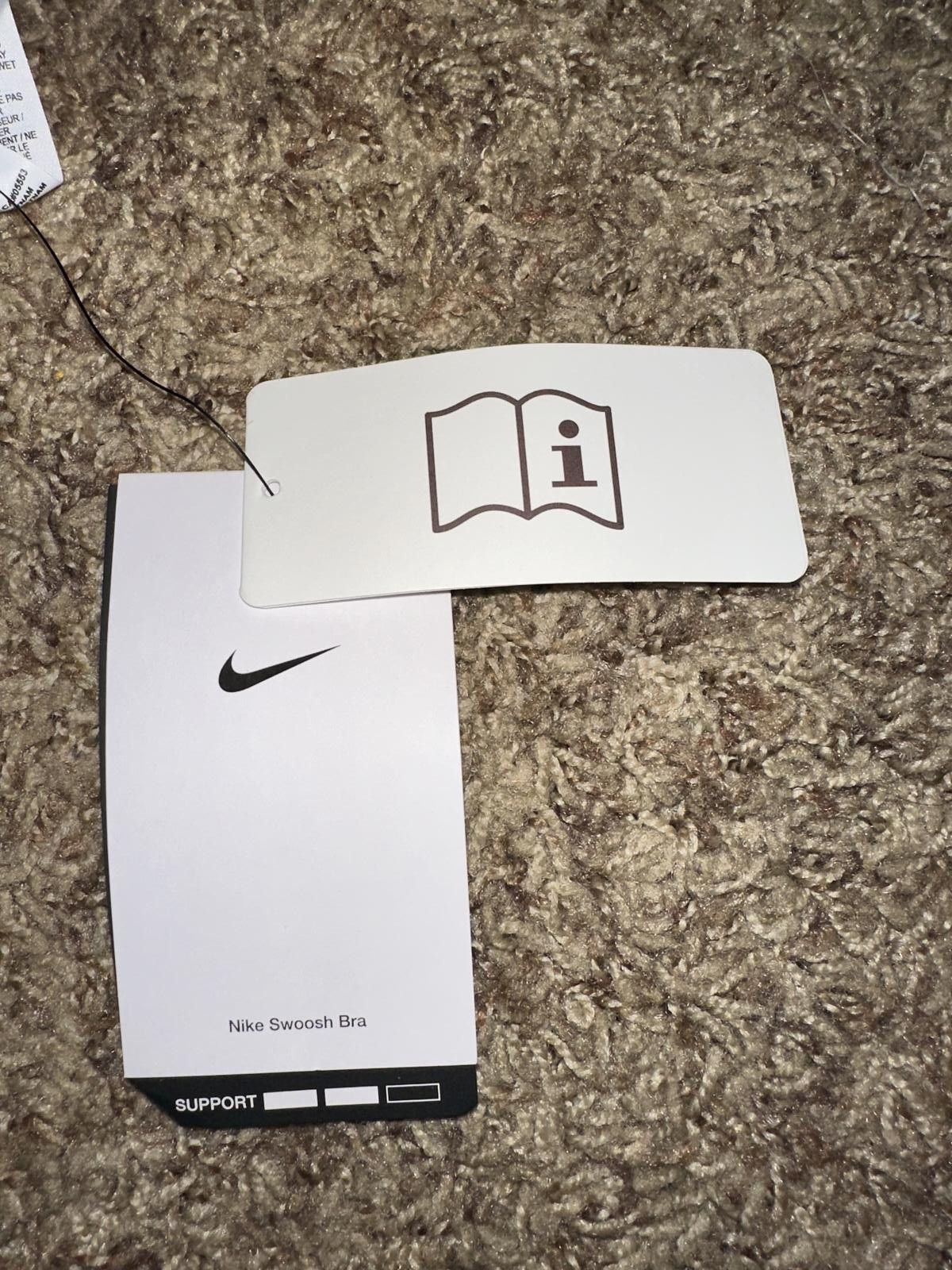Nike Nike Dri-FIT Swoosh Medium-Support 1-Piece Pad High-Neck Sports Bra Sample Size ONE SIZE - 10 Thumbnail