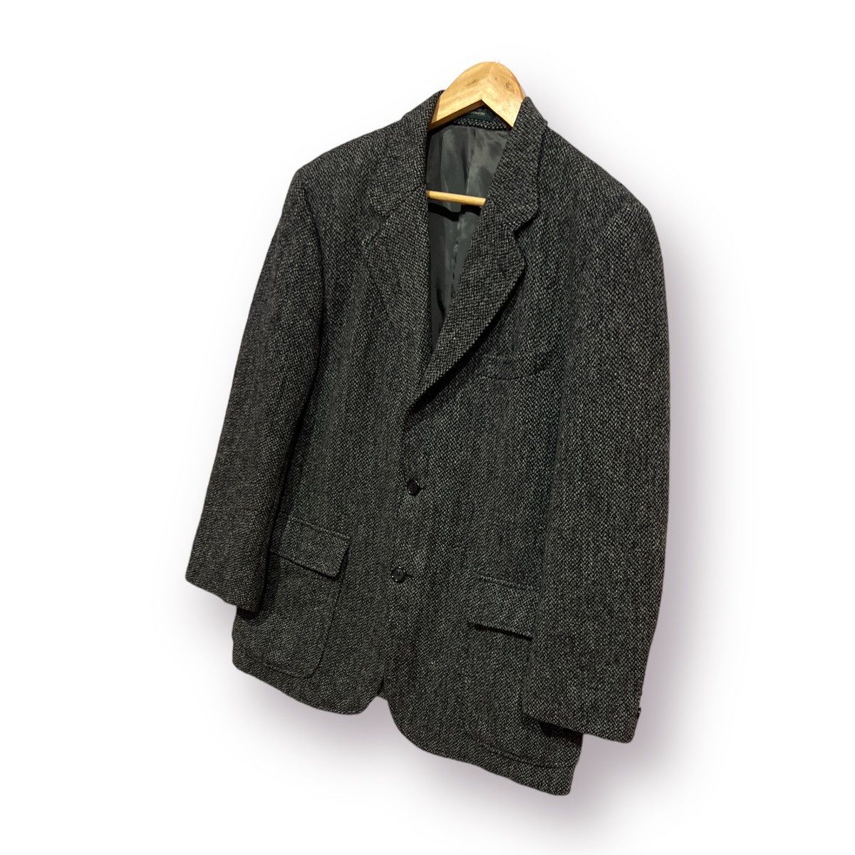 Harris Tweed 🔥 Messenger Blazer Harris Tweed Size 34S - 2 Thumbnail
