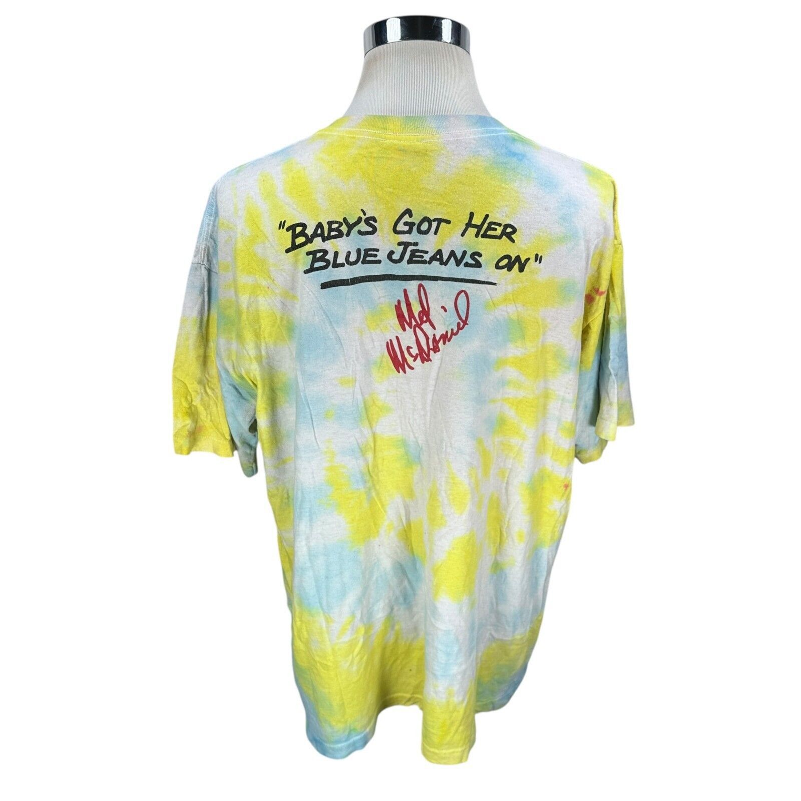 Other Vintage Babys Blue Jeans Mel McDaniel T-Shirt XL USA Tie Dye Size US XL / EU 56 / 4 - 4 Thumbnail