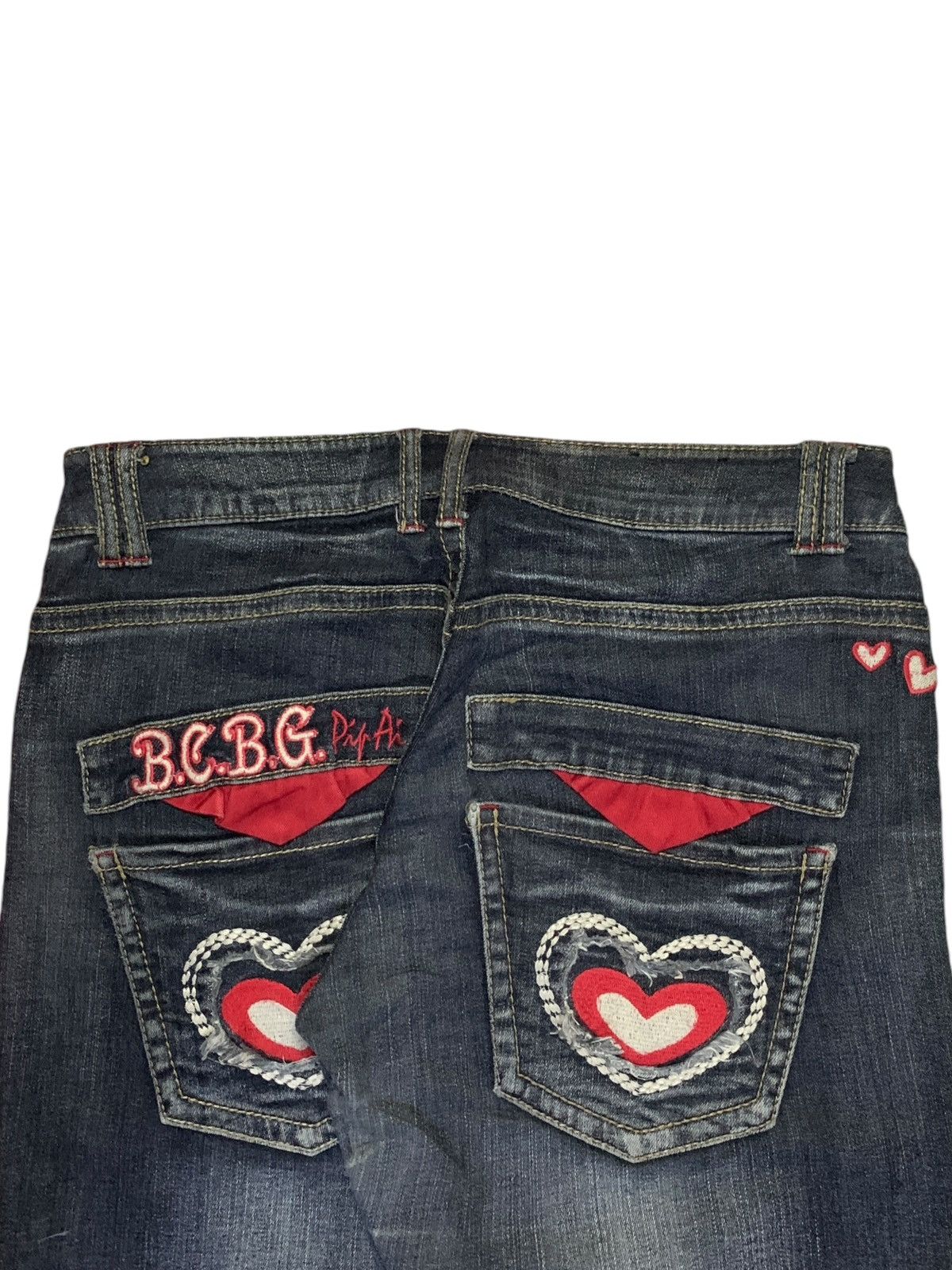 Japanese Brand Vintage Japanese Brand Faded Wash Embellished Jeans Size 31" - 10 Thumbnail