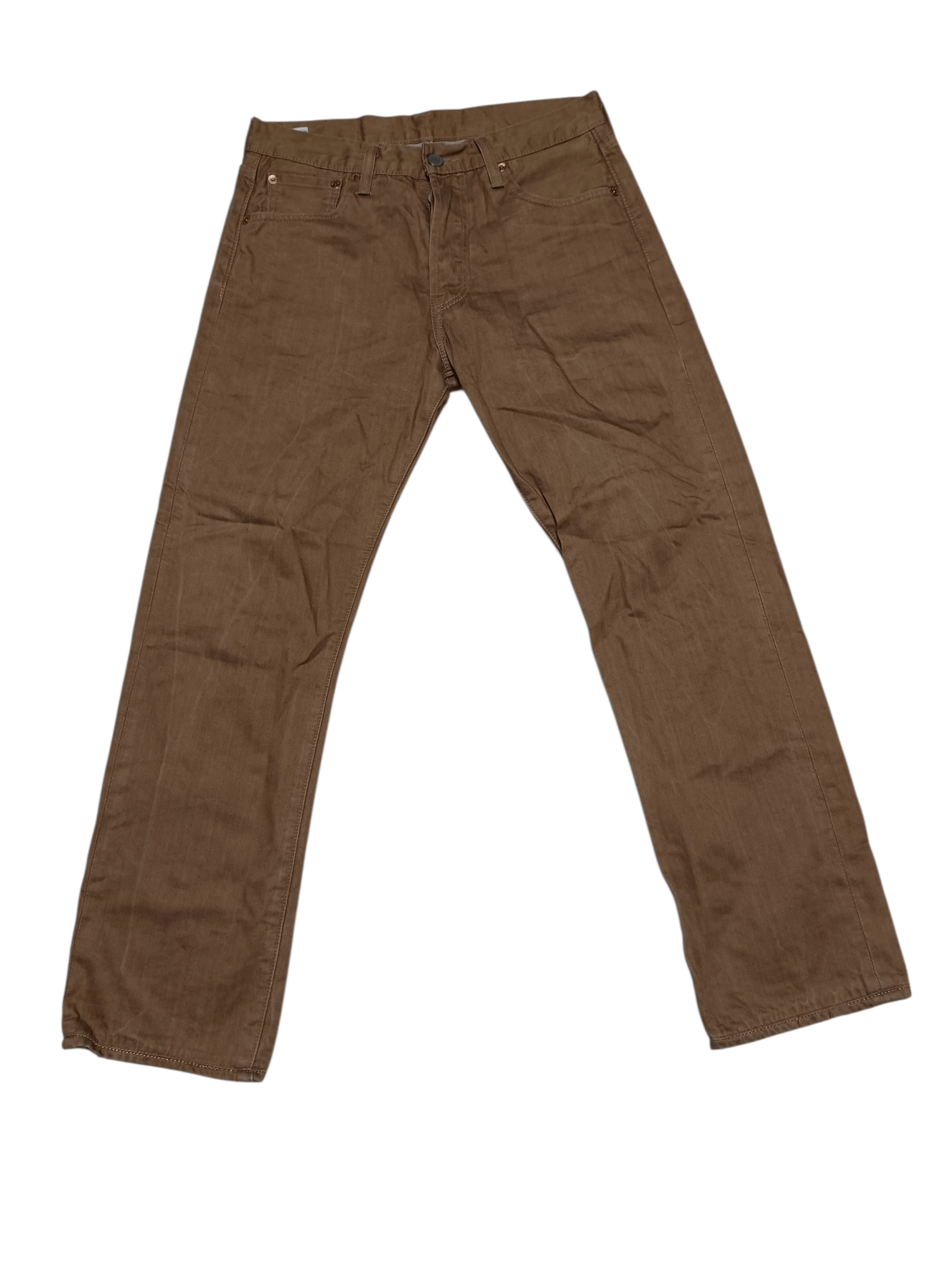 LEVIS 501 VINTAGE BROWN W30 L32 DENIM JEANS PANTS