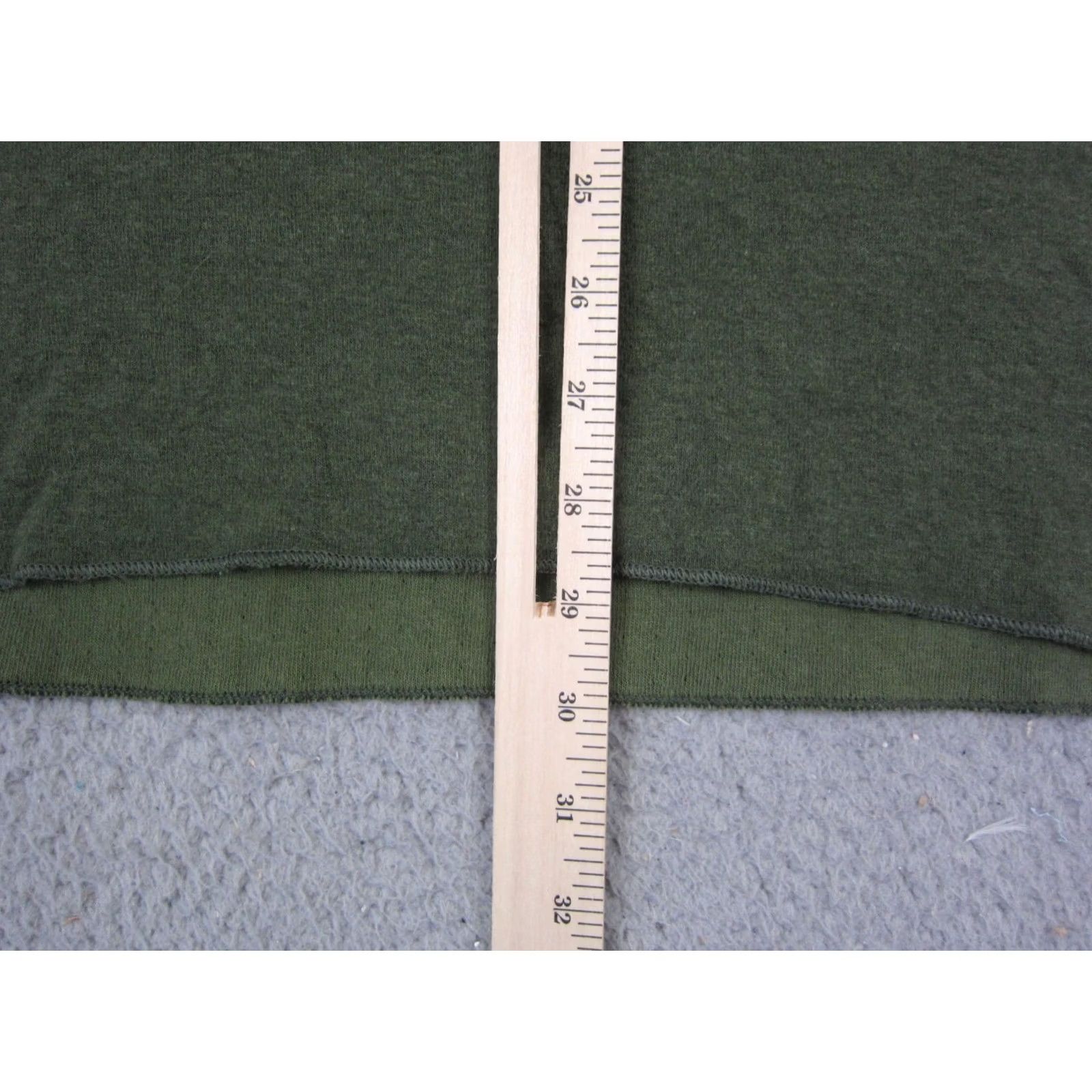 Vintage LL Bean Shirt Mens XL Green Two Layer River Drivers Henley Button Up Wool Cotton Knit Long Sleeve 90s Outdoor Casual Mens Size US XL / EU 56 / 4 - 6 Thumbnail