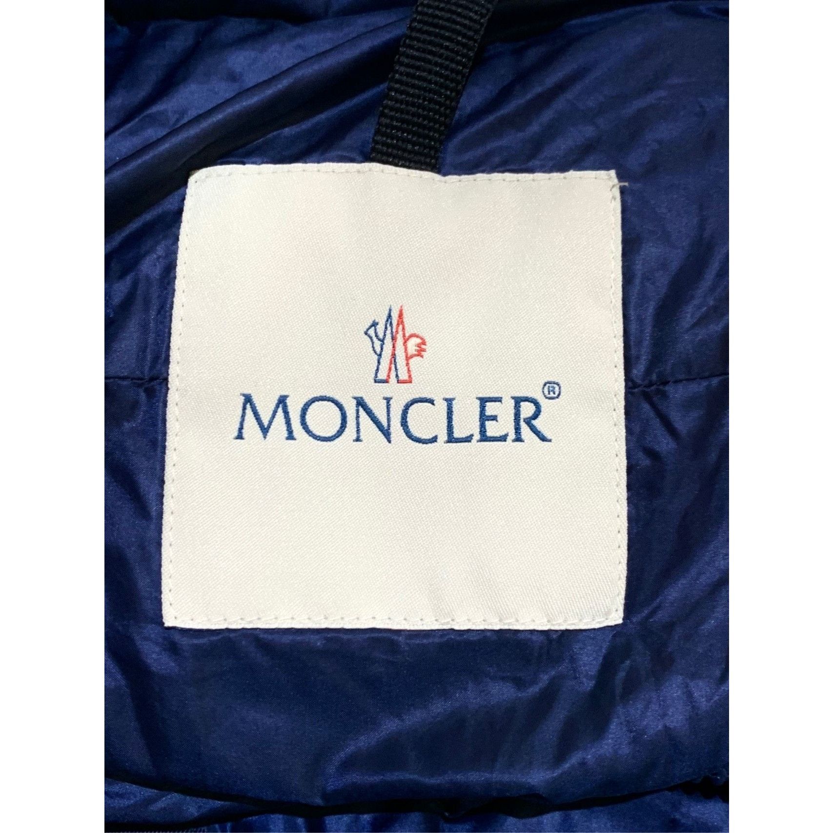 Moncler Moncler Womens Navy Blue Quilted Down Jacket With Stand Coll Size XS / US 0-2 / IT 36-38 - 2 Thumbnail