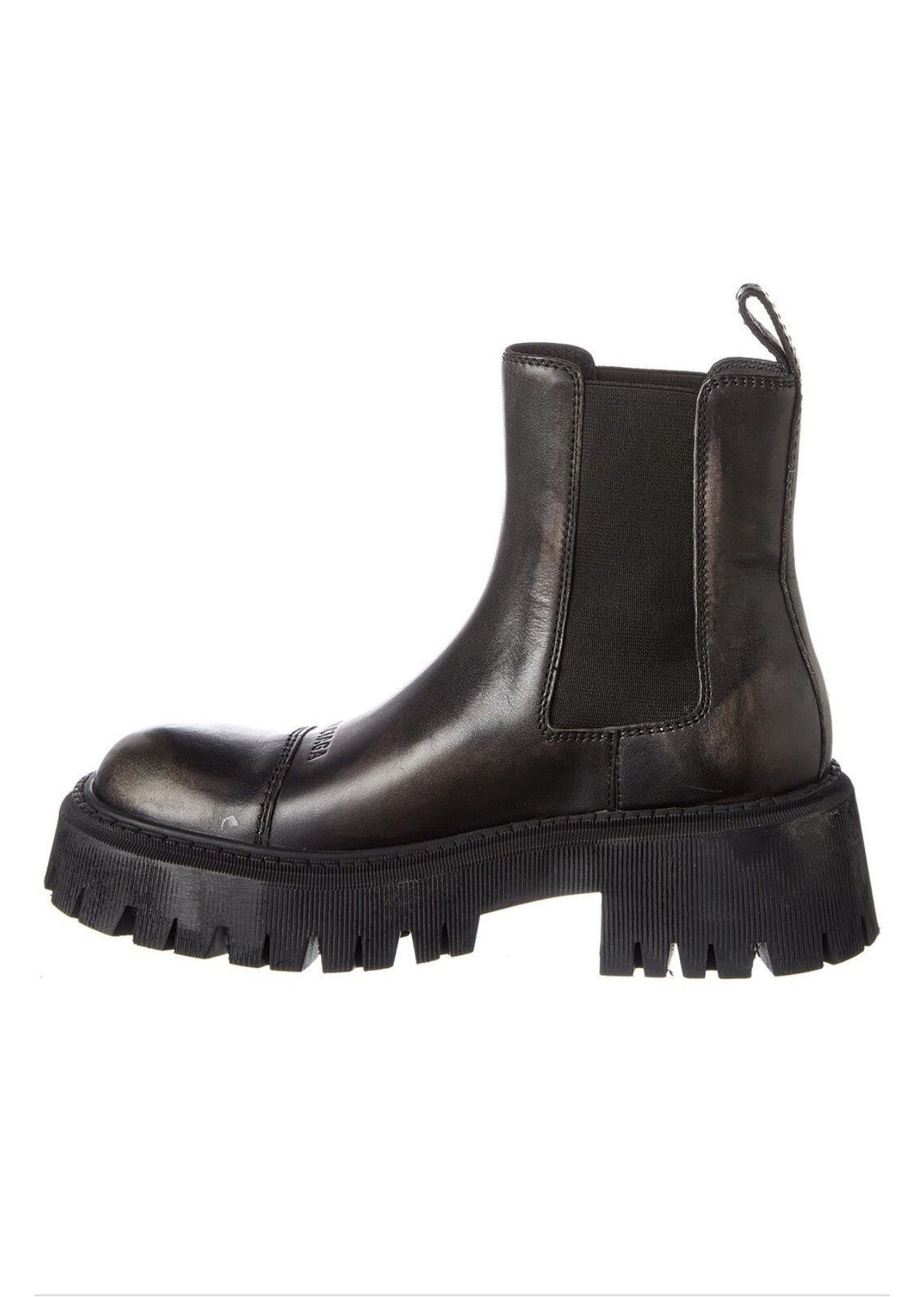 Balenciaga Leather Fadded Mud Tractor Boots Size US 10 / EU 43 - 3 Thumbnail