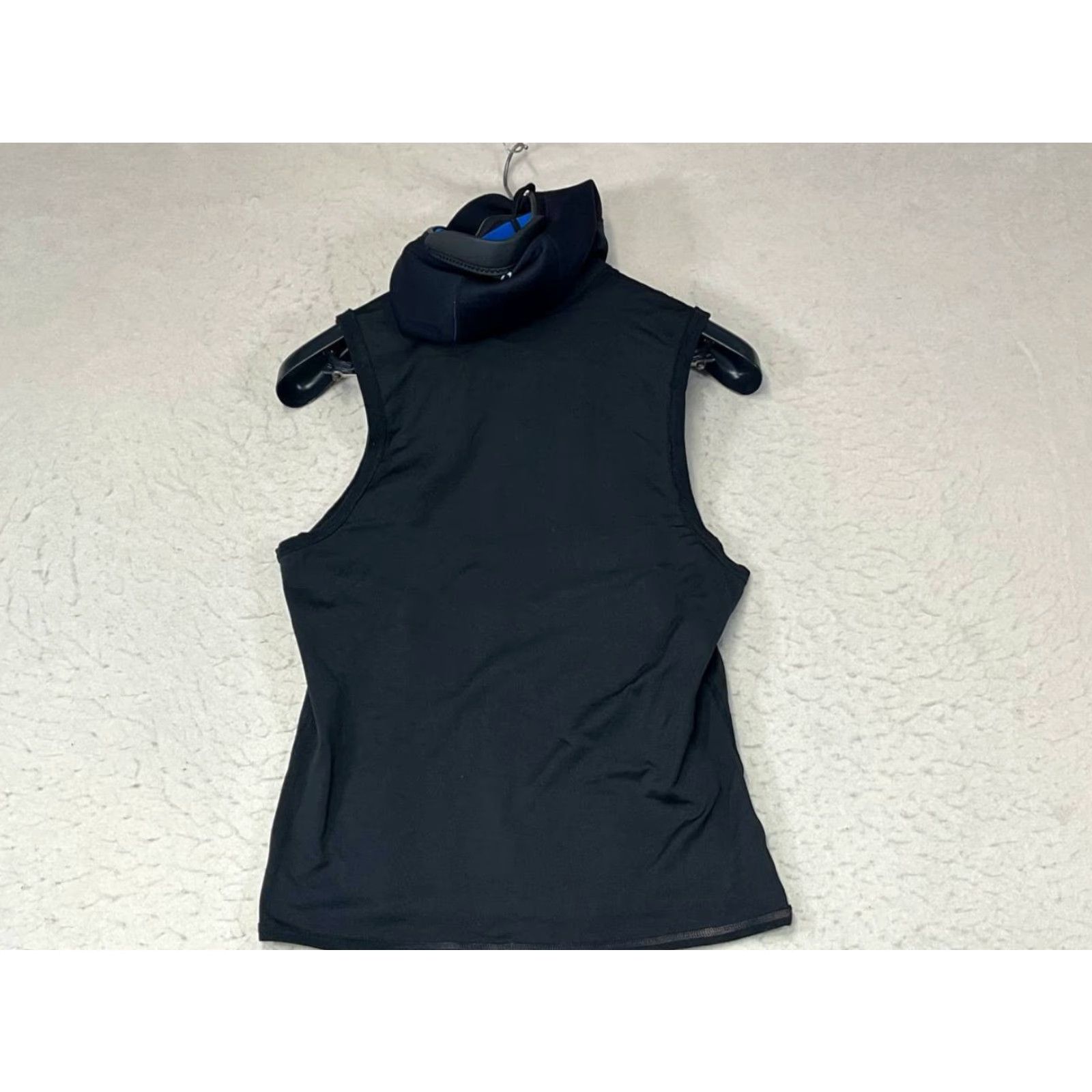 Vintage XCEL Hooded Wetsuit Top SleeveLess Pullover XL Unisex Adults Black Solid Athletic Activewear Size XL / US 12-14 / IT 48-50 - 2 Thumbnail