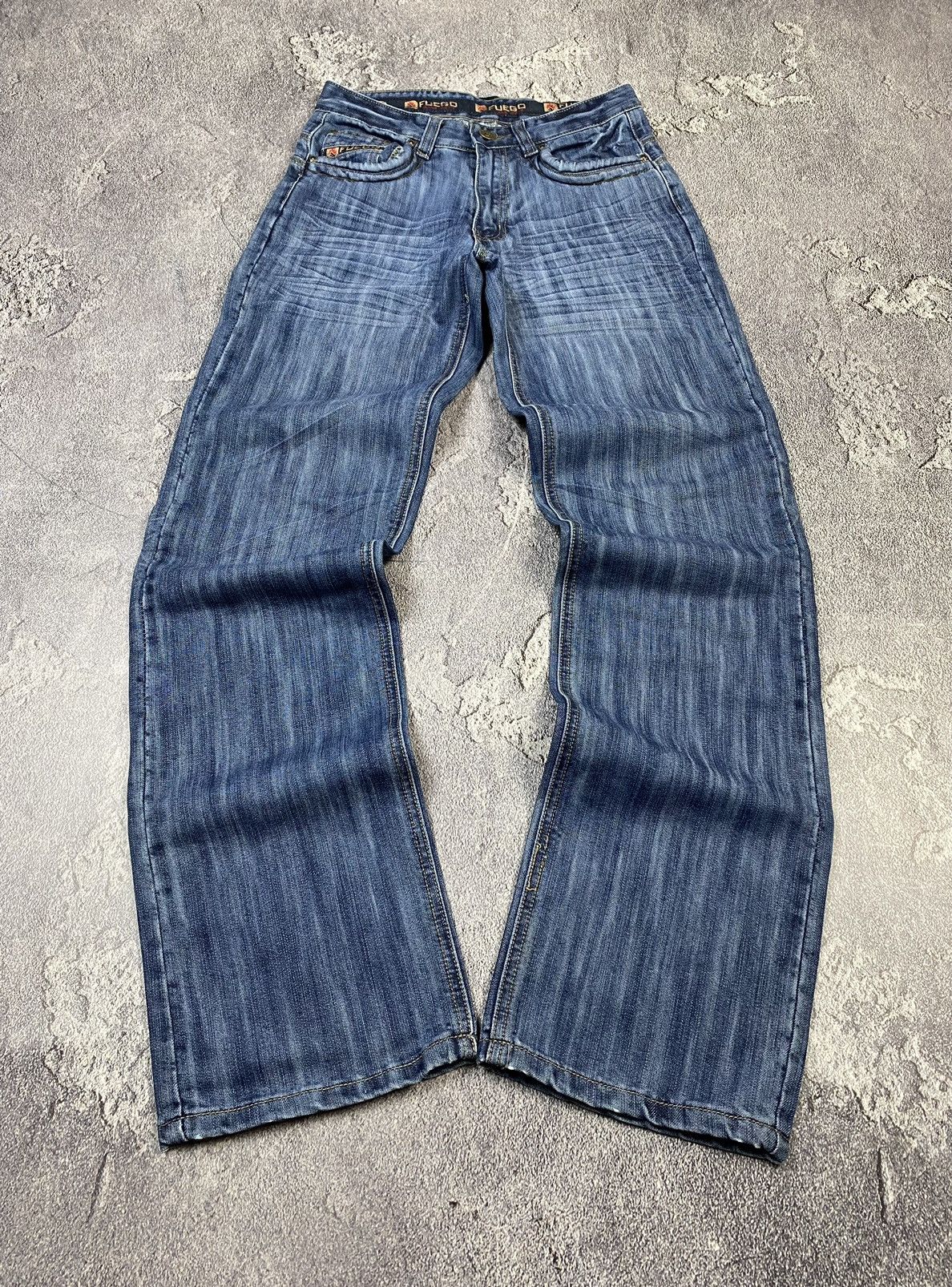 If Six Was Nine Y2K Crazy Blue Washed If Six Was Nine 2000s Jeans Size US 28 / EU 44 - 5 Thumbnail