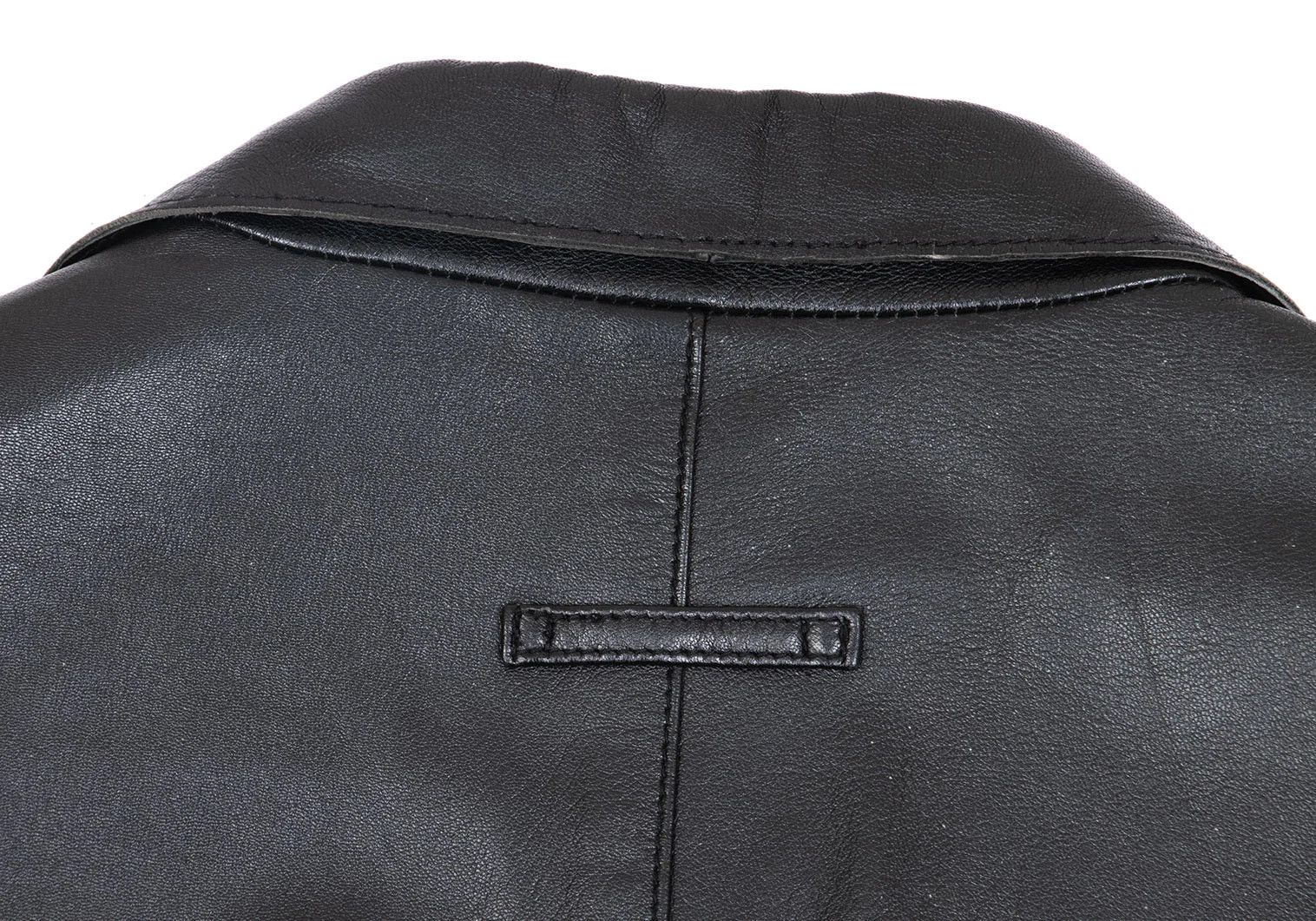 Jean Paul Gaultier Black Sheepskin Leather Jacket Size 48 Size US M / EU 48-50 / 2 - 14 Thumbnail
