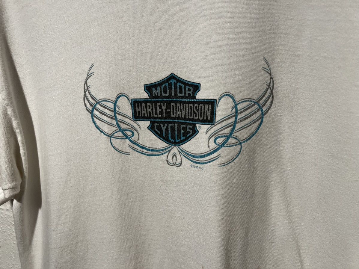 Harley Davidson × Vintage Vintage 1995 Harley Davidson Orange County T-Shirt Size US L / EU 52-54 / 3 - 4 Thumbnail