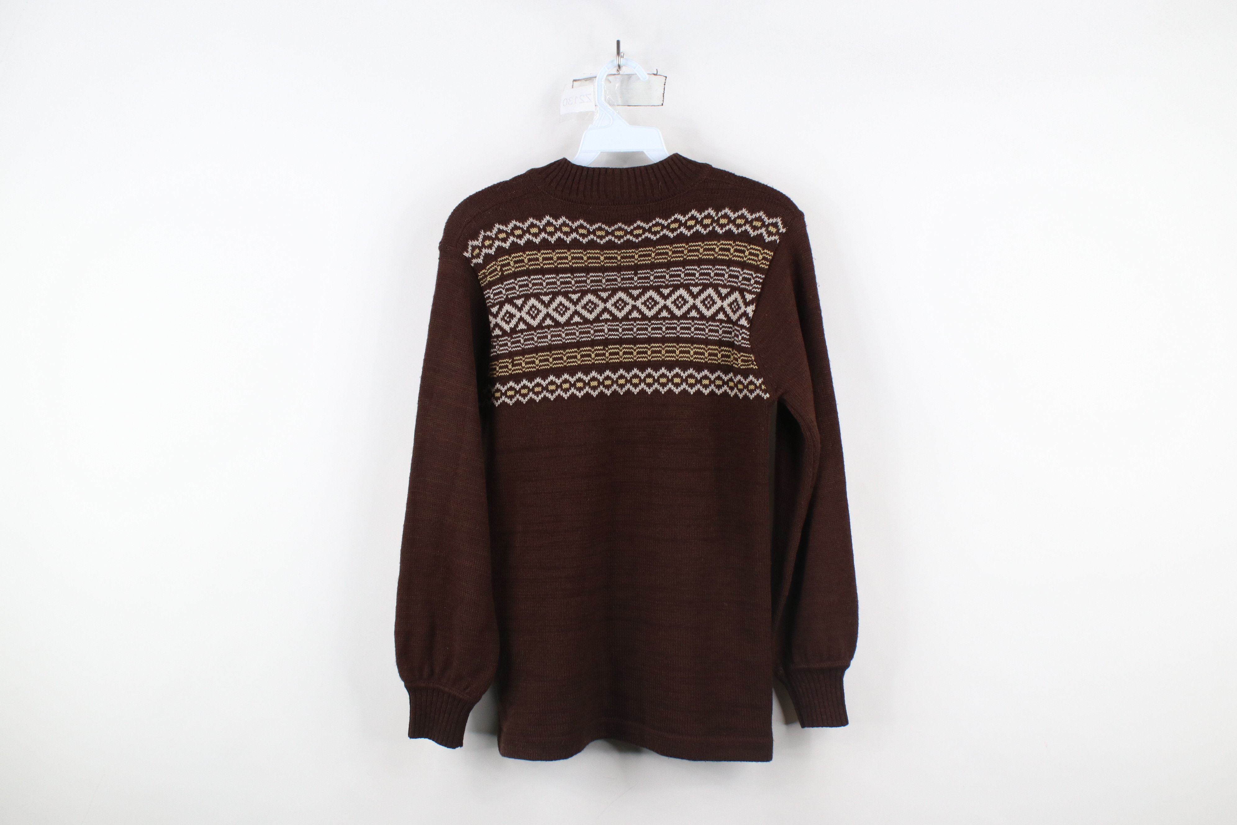 Vintage Vintage 60s 70s Mid Century Modern MCM Knit Sweater Size S / US 4 / IT 40 - 7 Thumbnail
